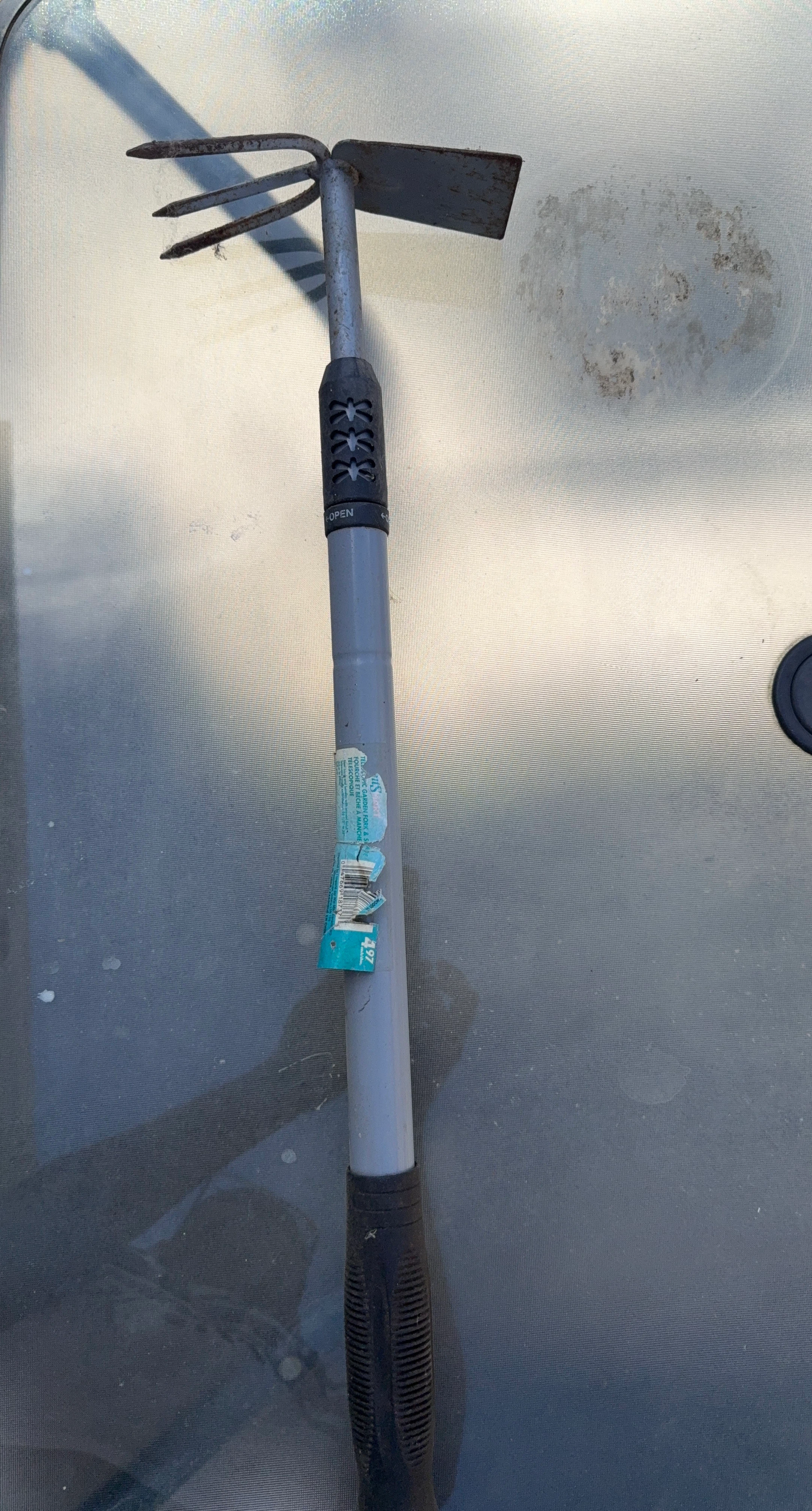 Telescopic Garden Fork & Hoe