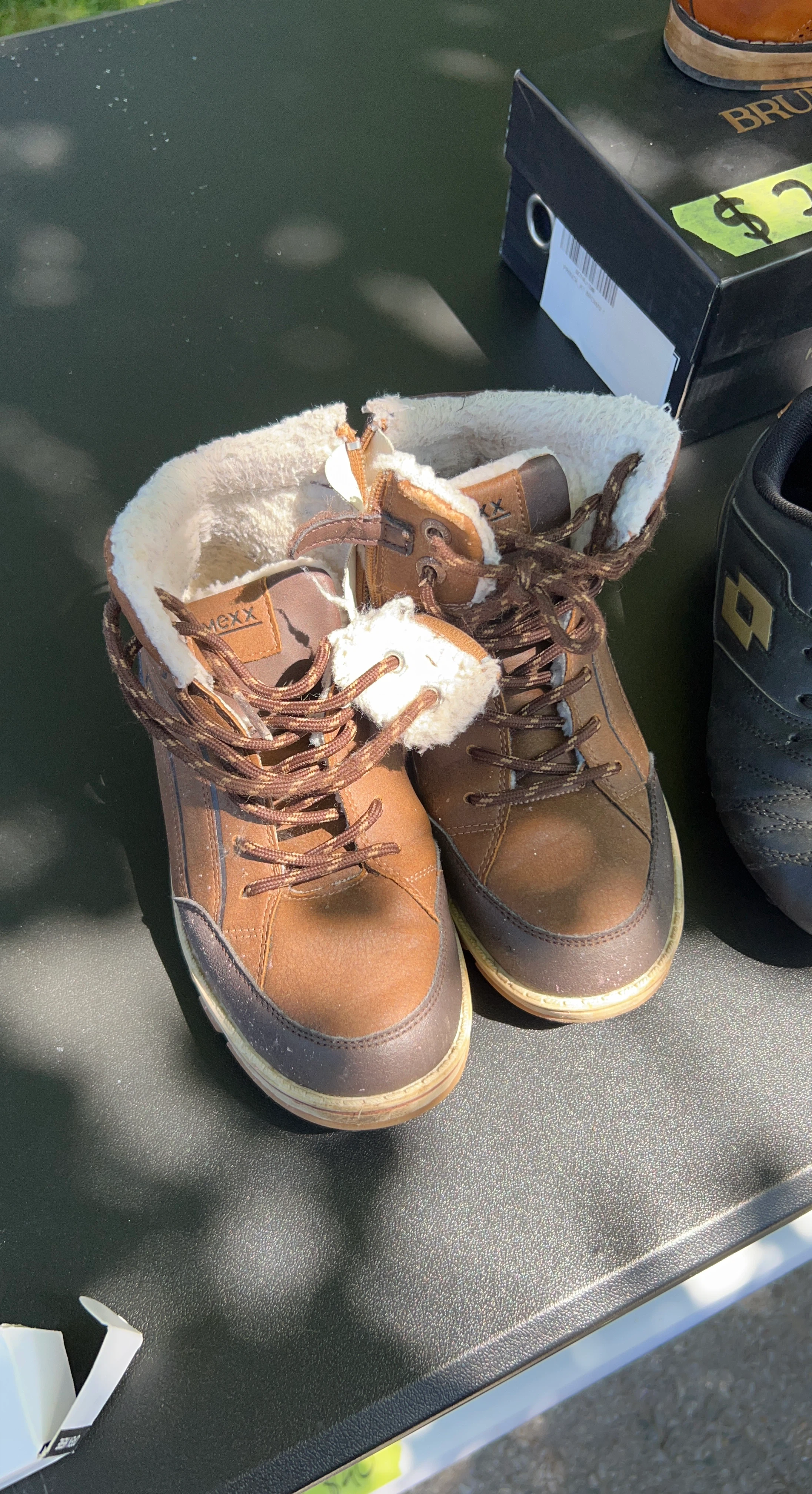 Mexx Winter Boots - Brown boys youth size 2