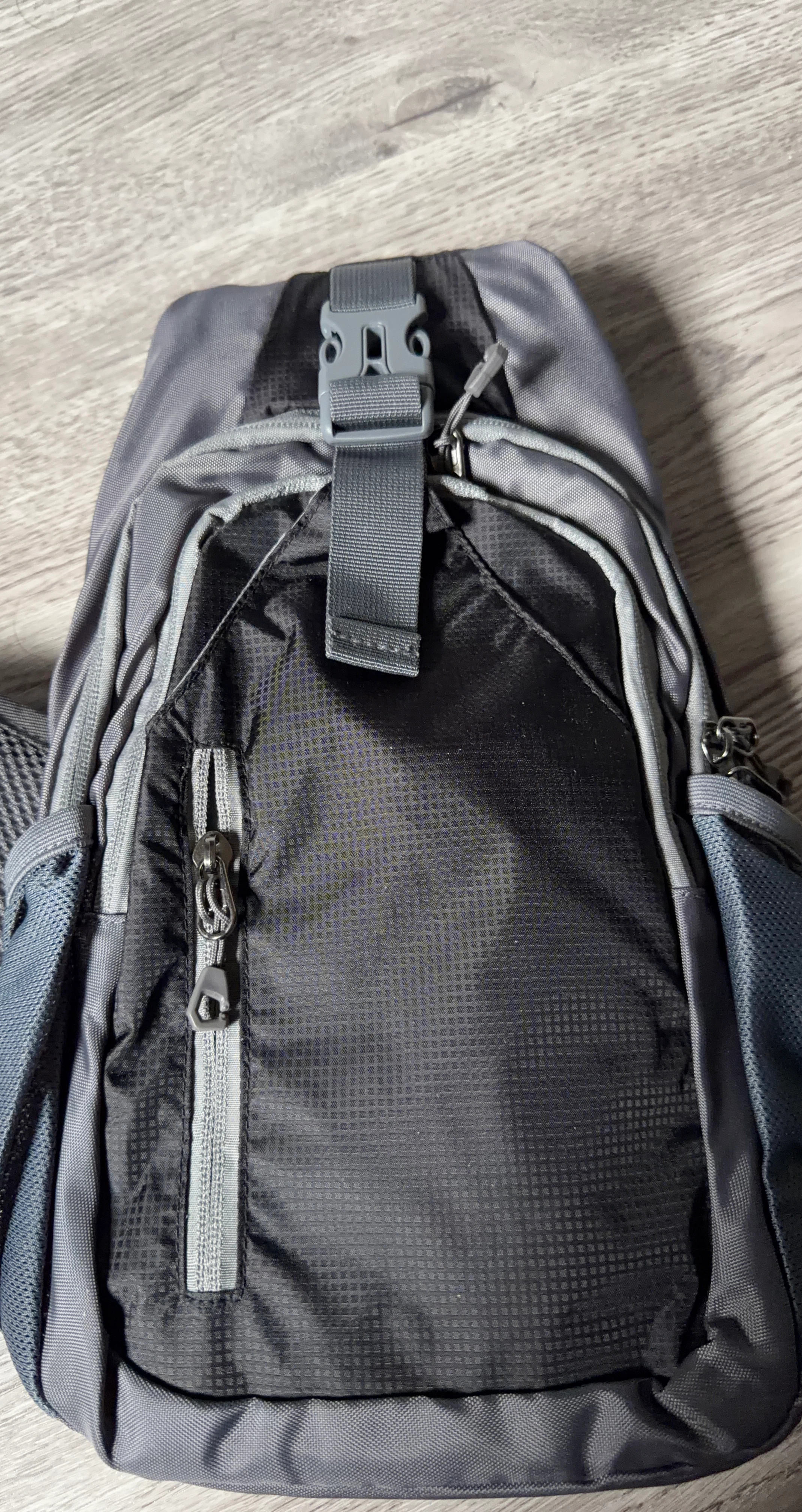 Grey Sling Backpack