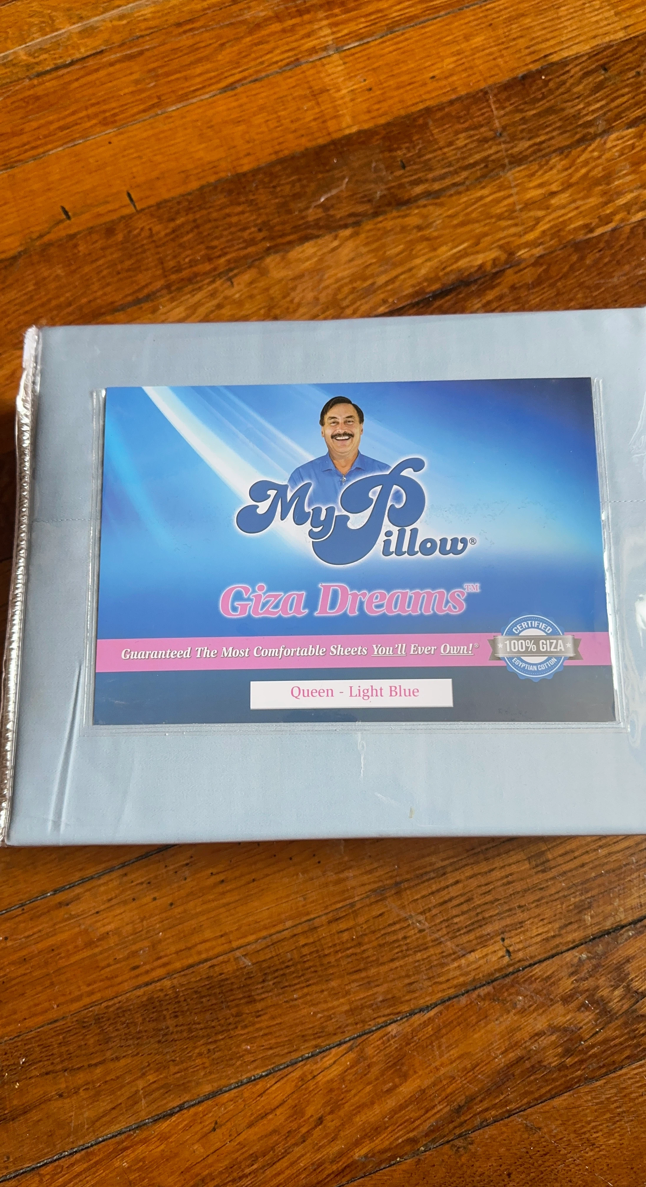 My Pillow Giza Dreams Queen Sheets - Light Blue