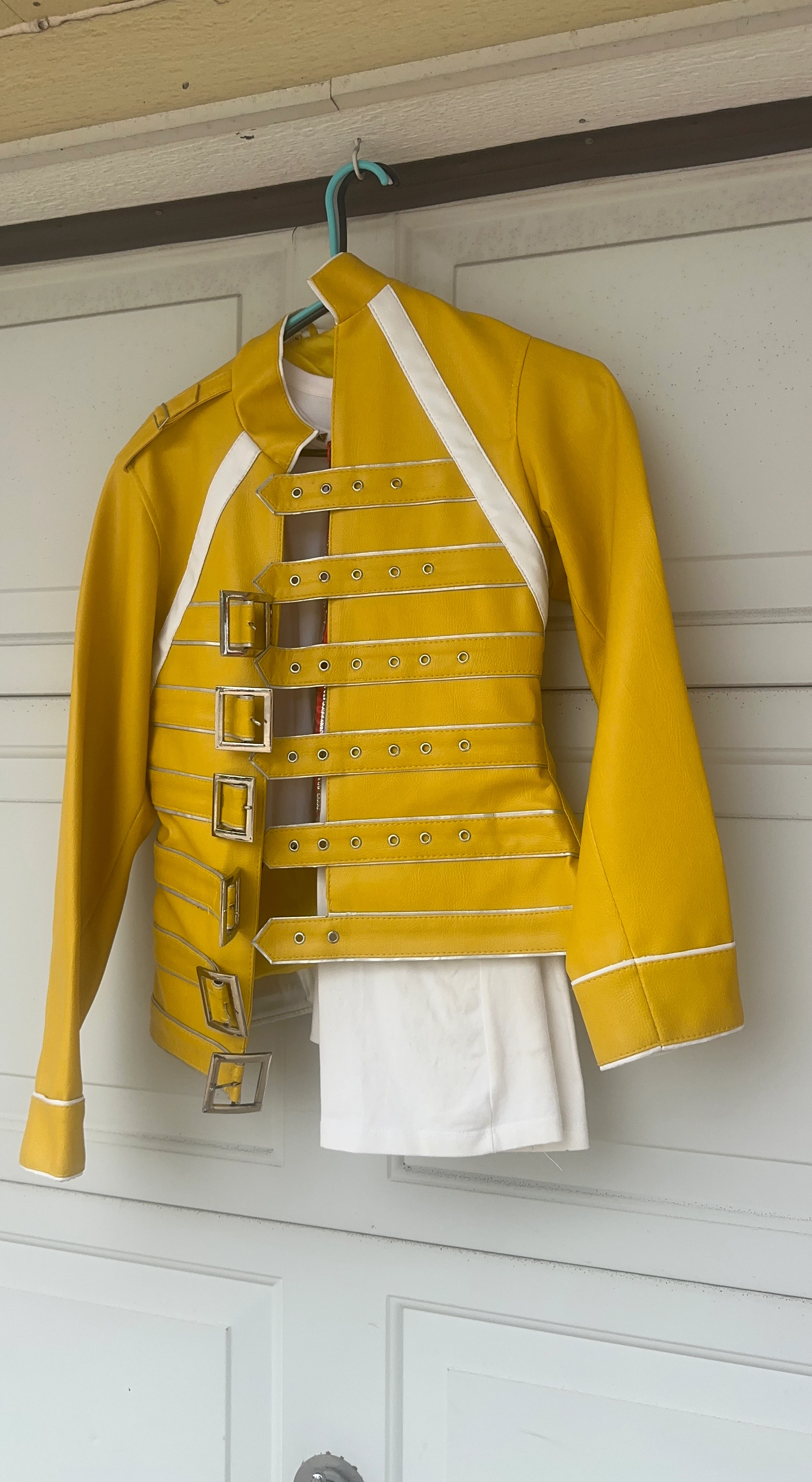 Yellow Freddie Mercury Style Jacket