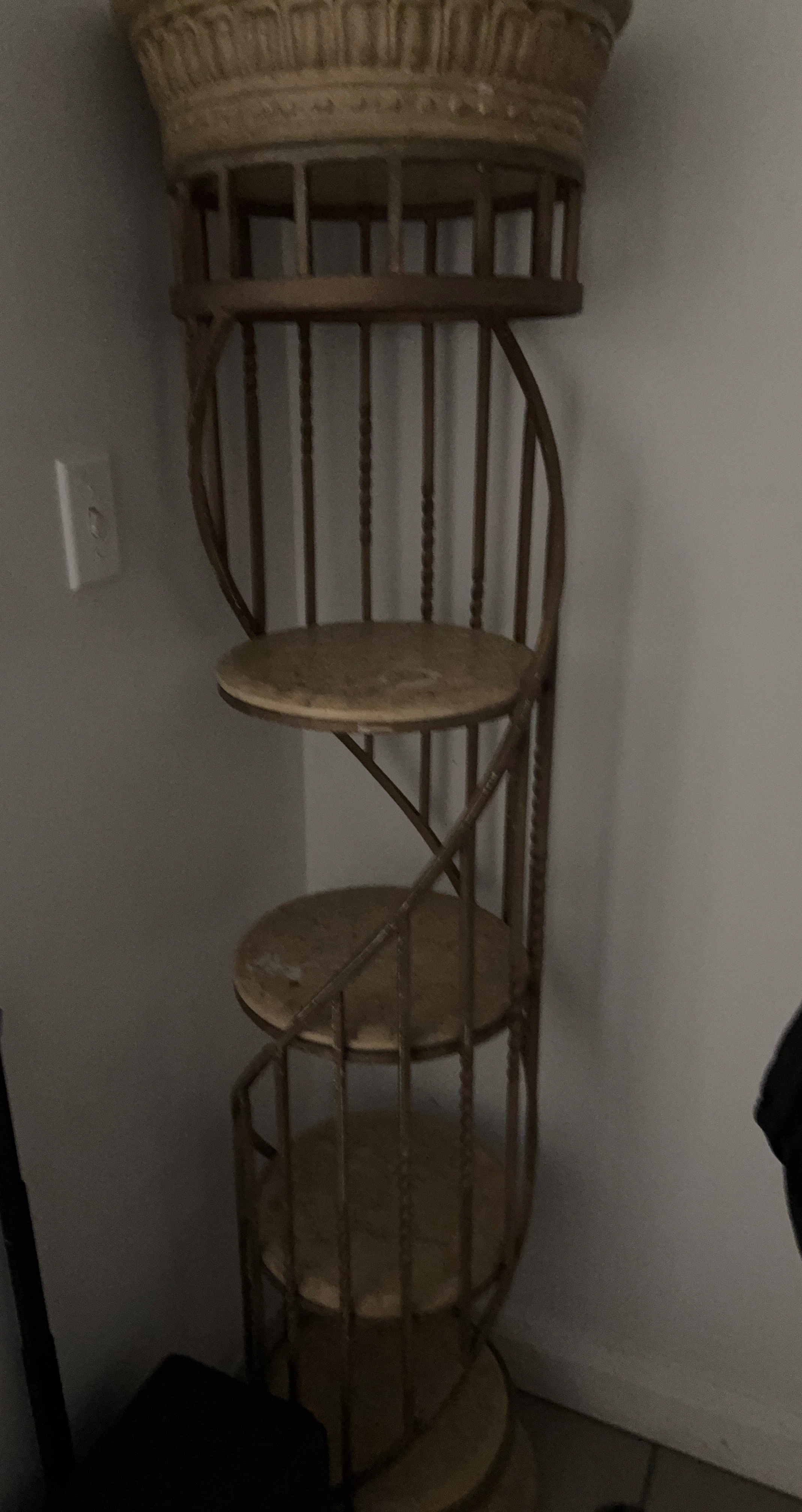 Spiral Tiered Plant Stand
