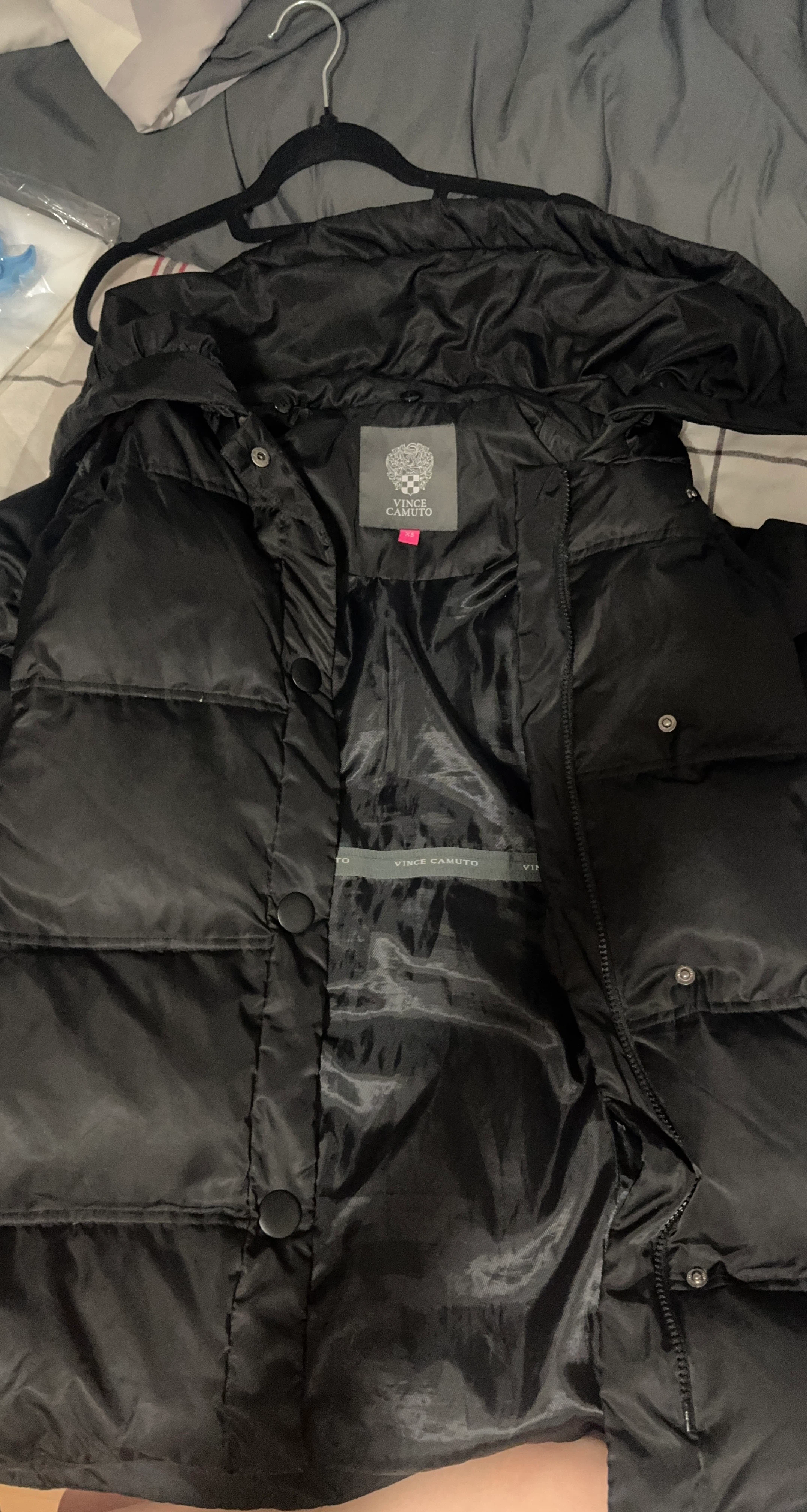 Vince Camuto Black Puffer Coat