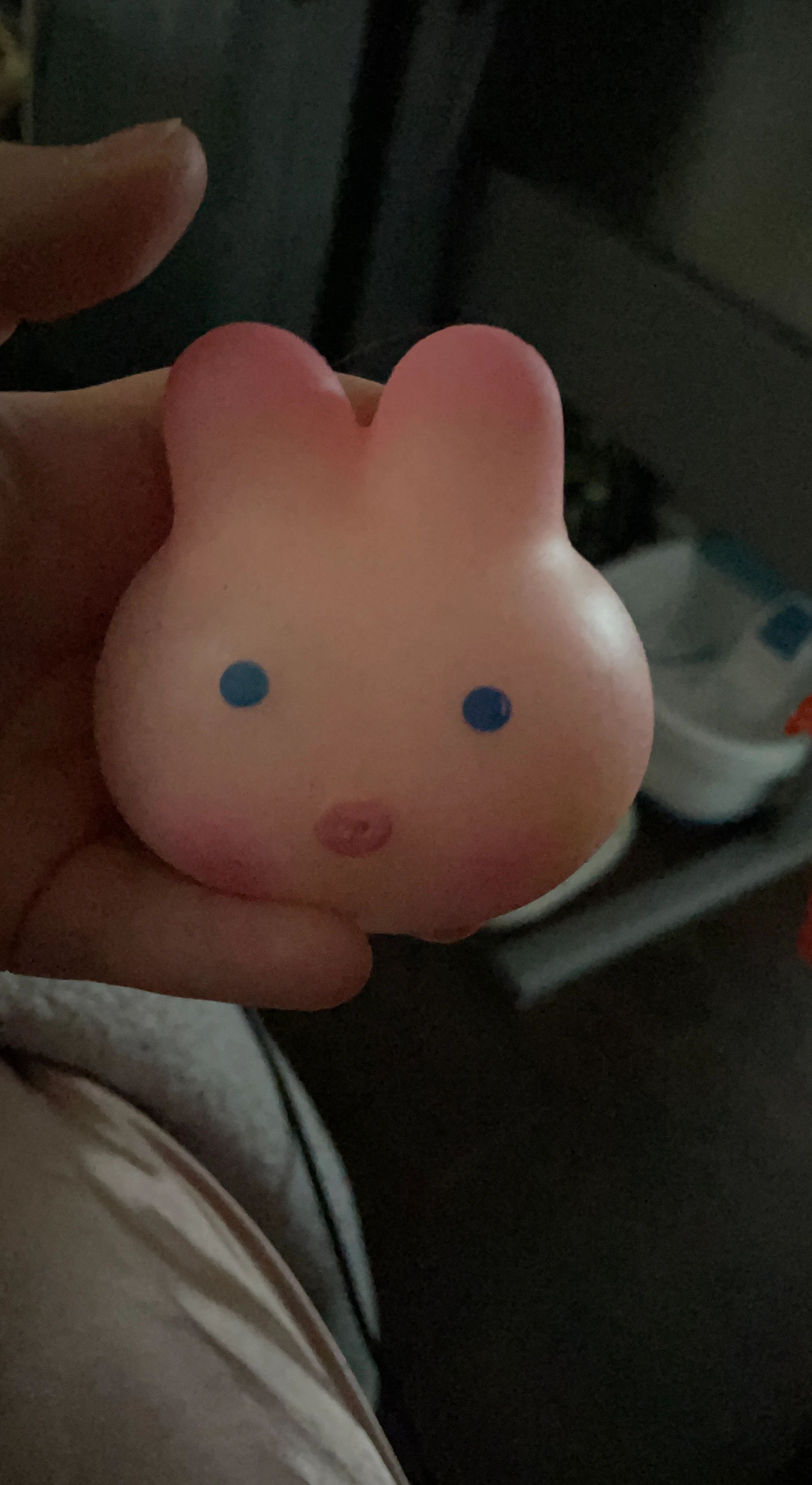 Pink Bunny Squishy Toy