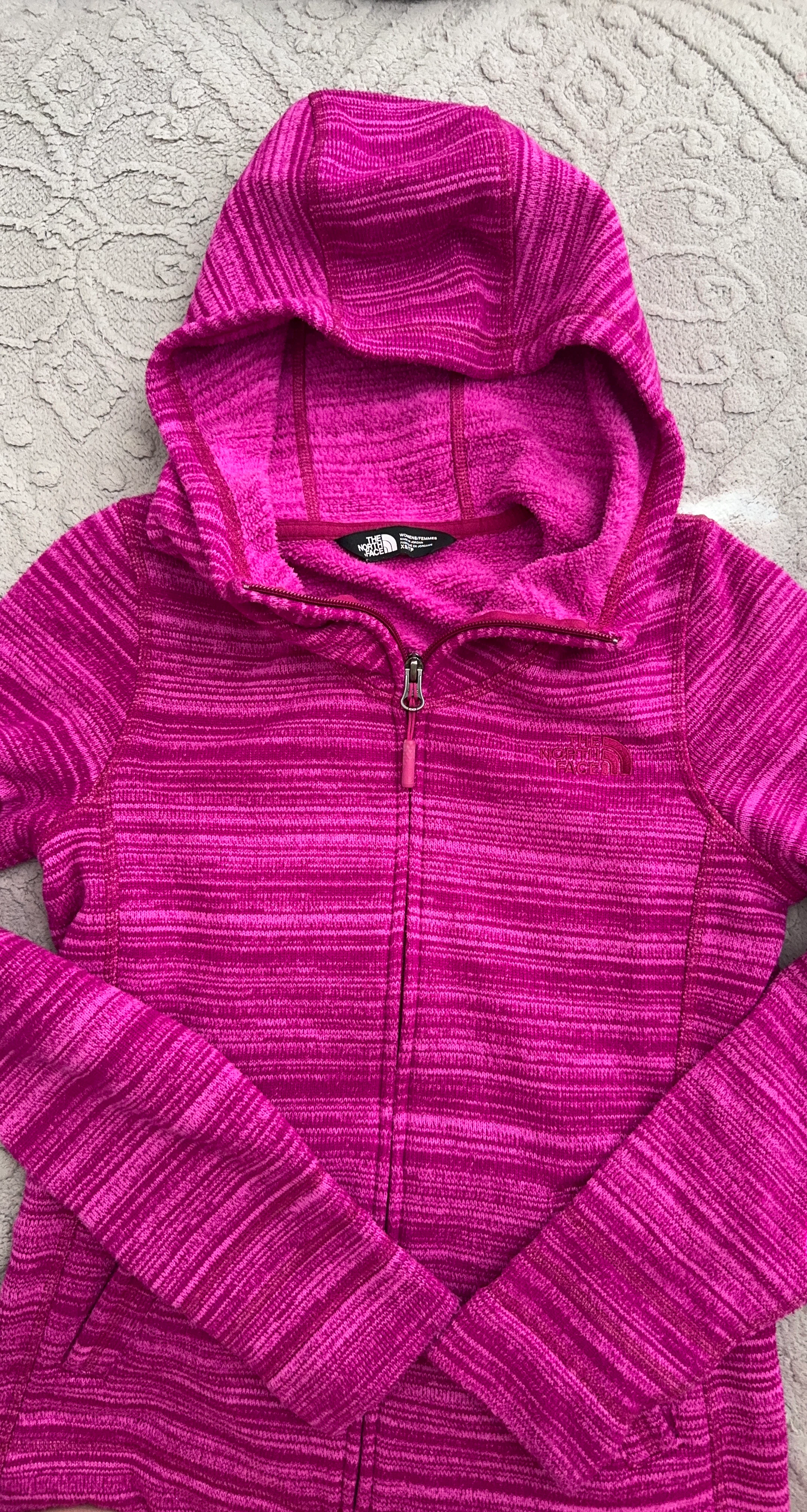 The North Face Pink Fleece Hoodie