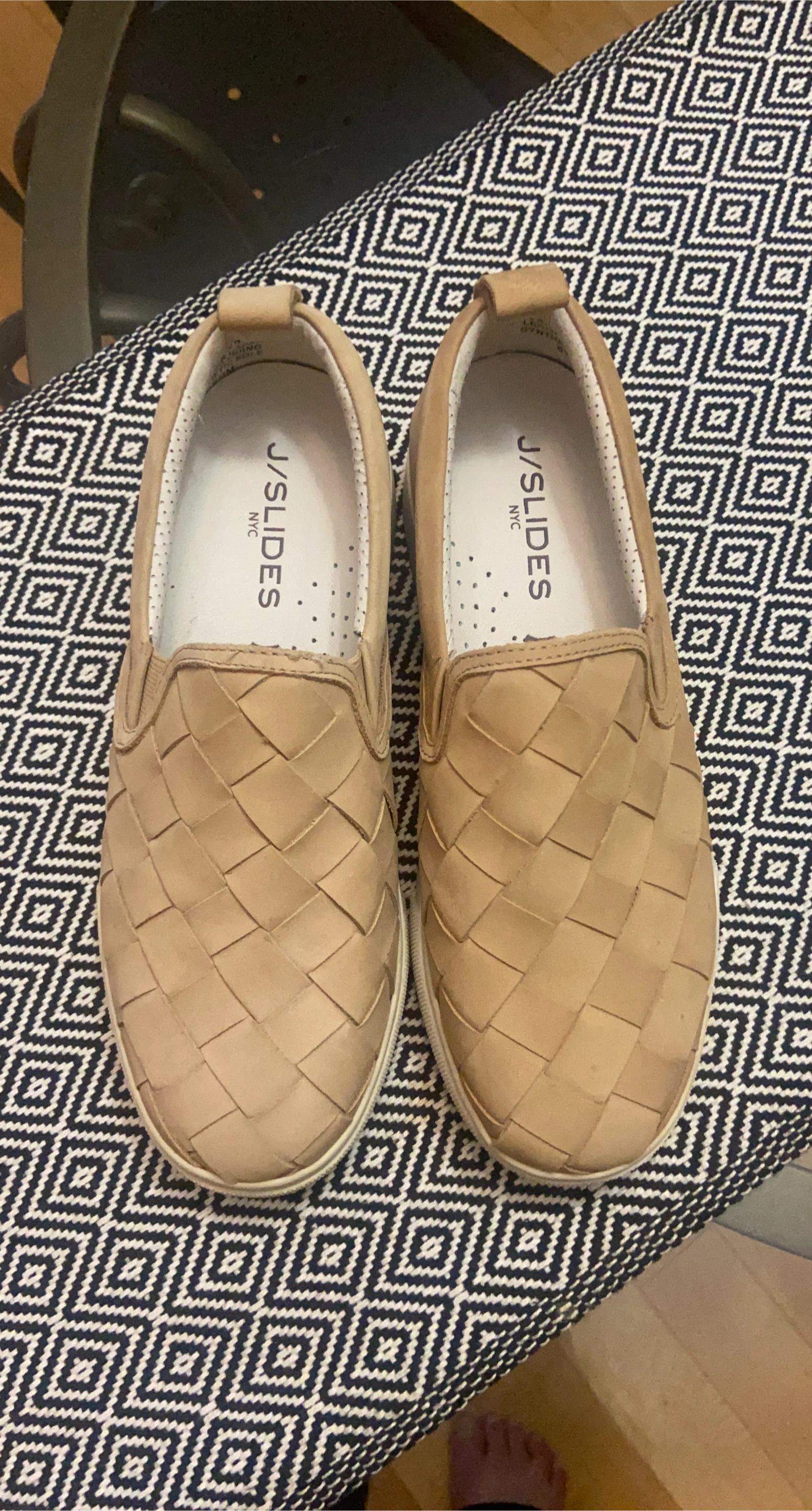 J/SLIDES NYC Woven Slip-On Loafers