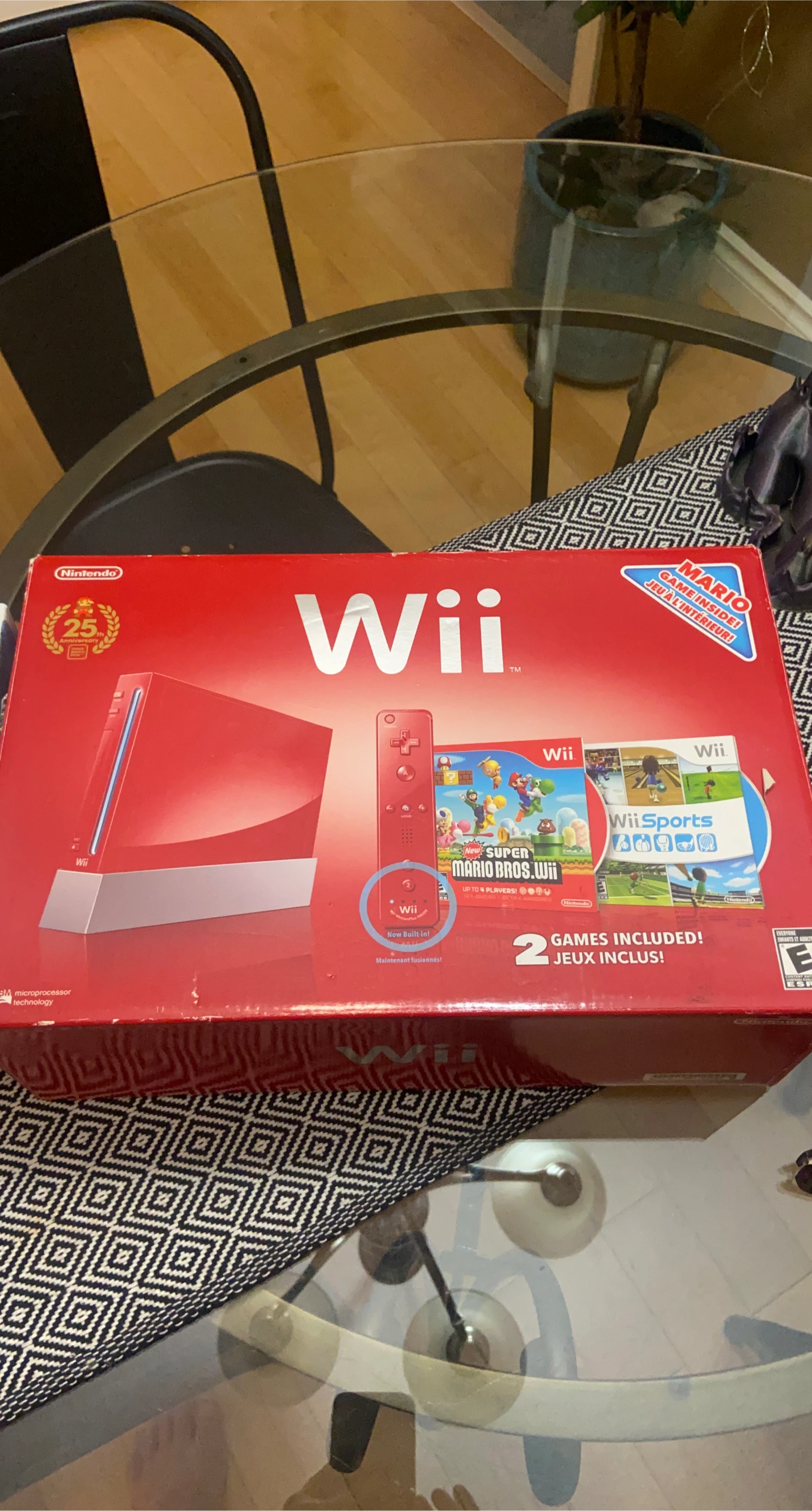 Nintendo Wii Red Console Bundle with Games