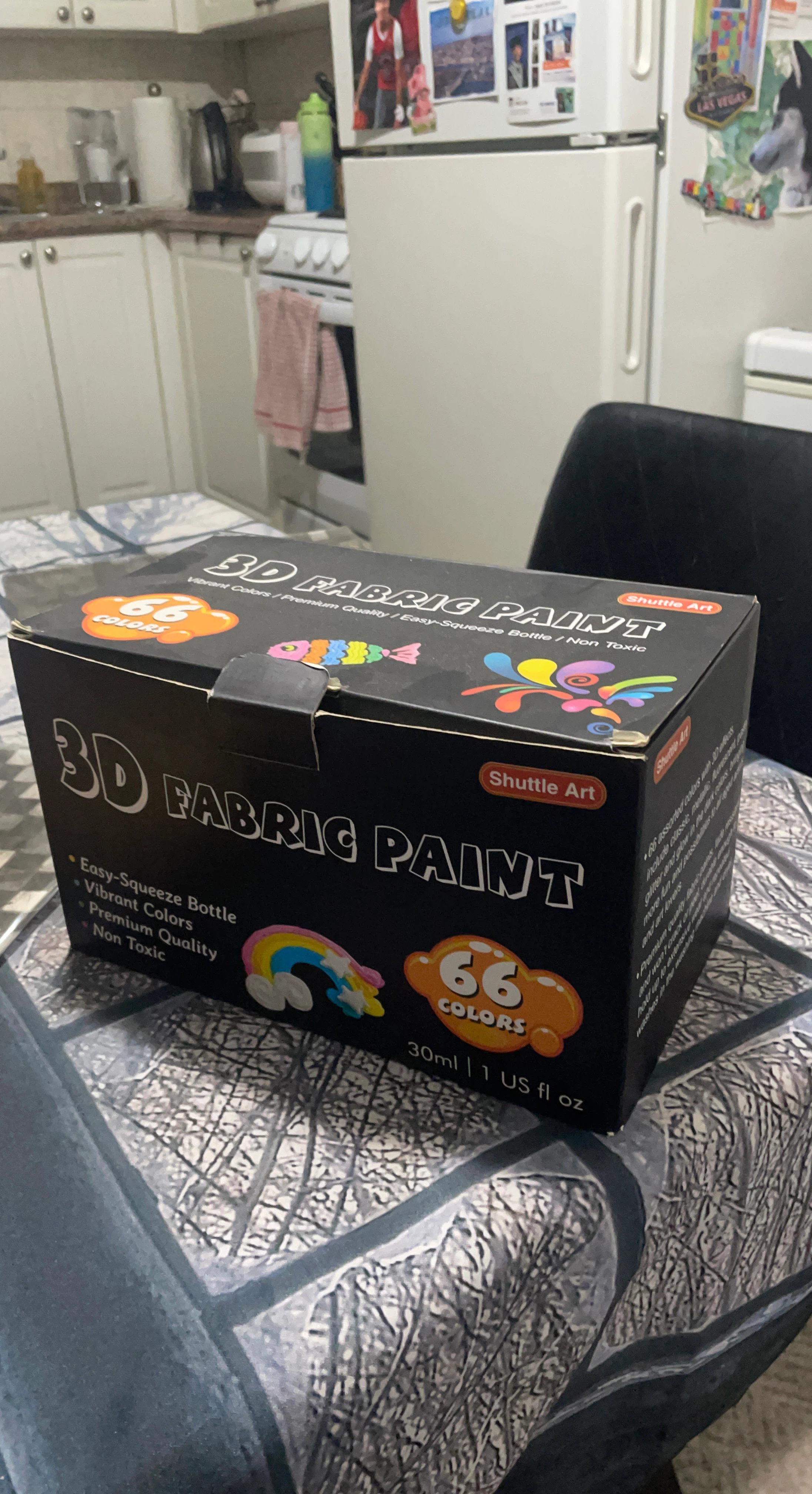 Shuttle Art 3D Fabric Paint 56 Colors