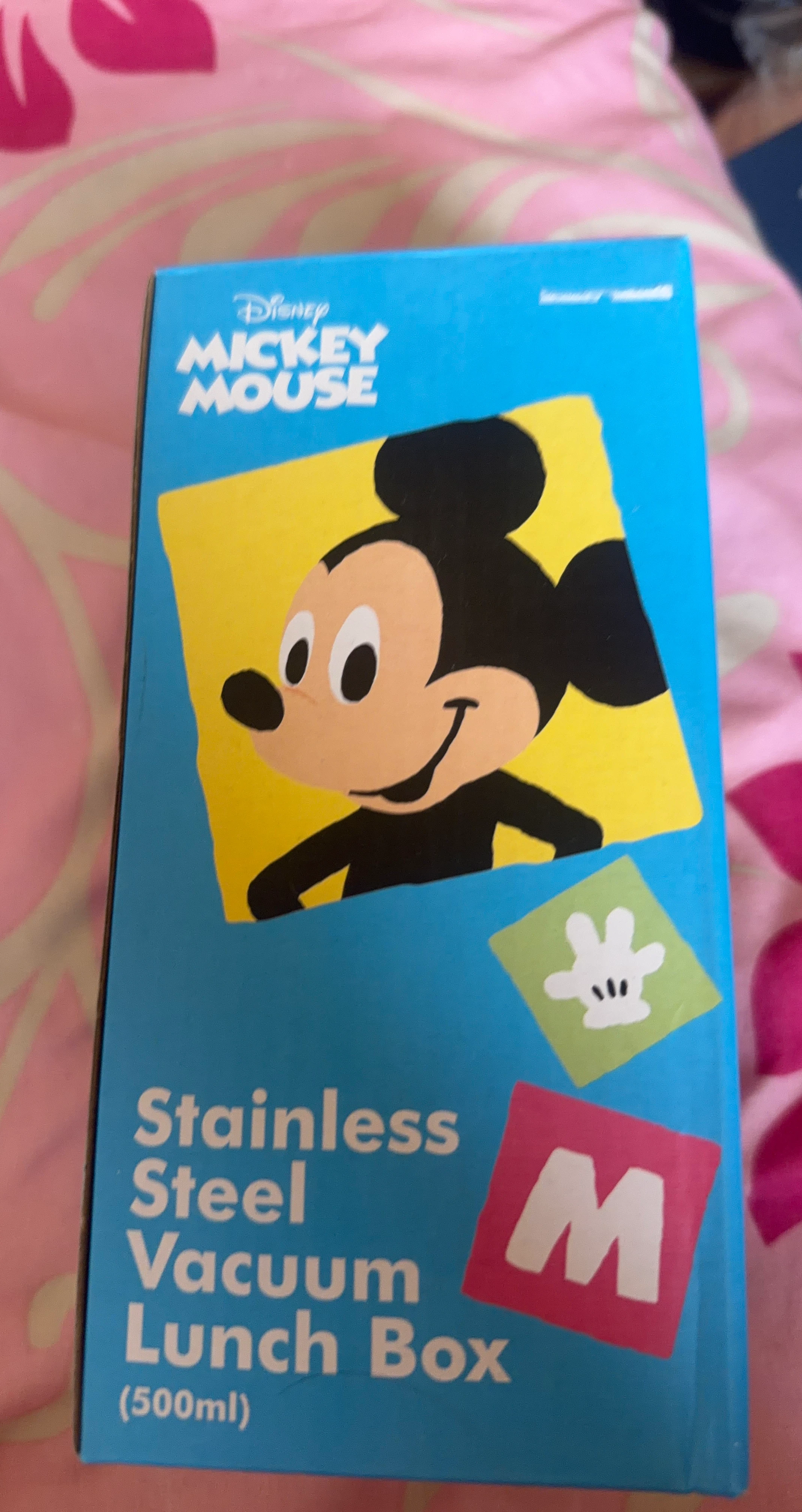 Disney Mickey Mouse Stainless Steel Vacuum Lunch Box 500ml