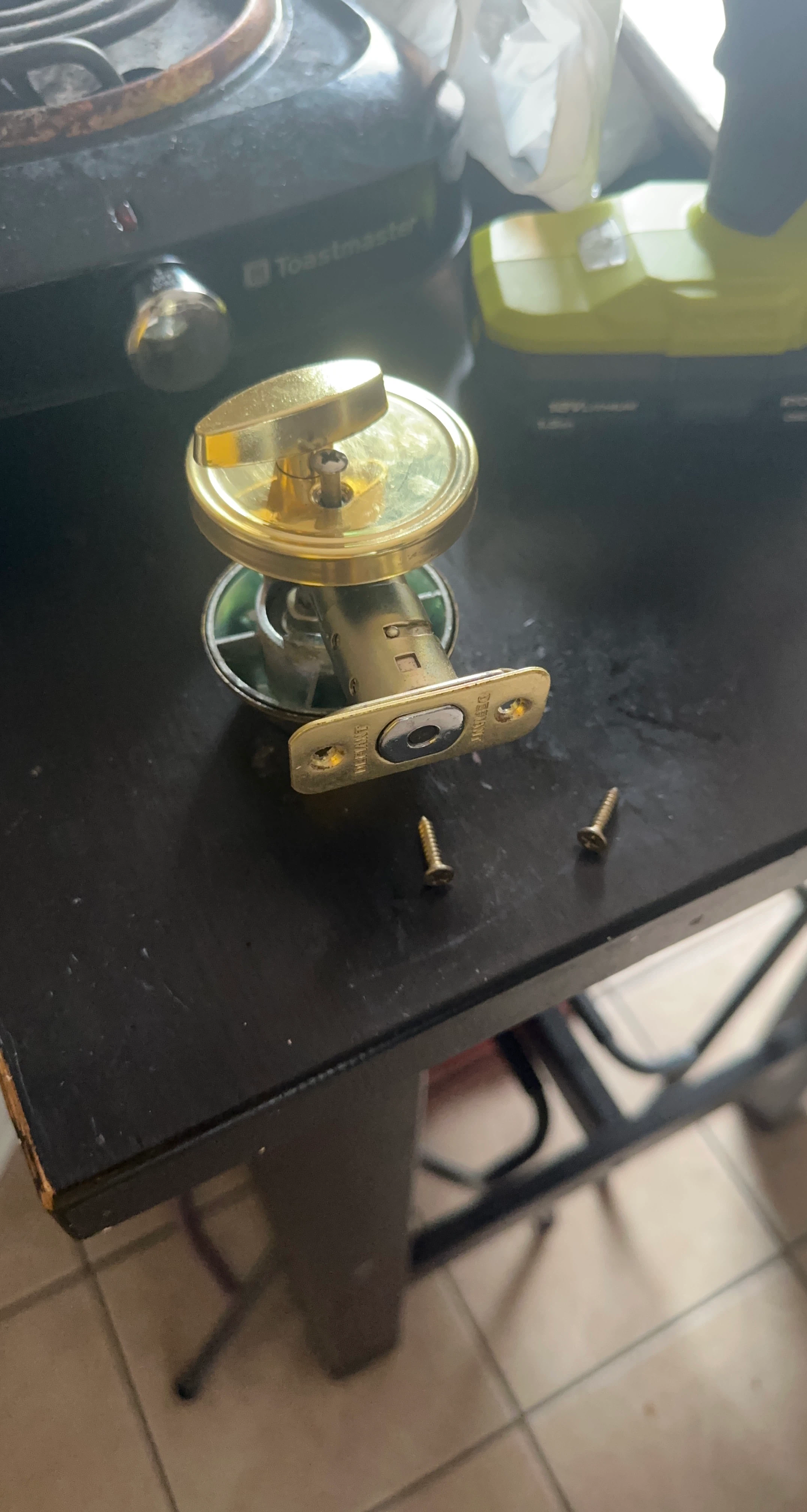 Brass Entry Door Lockset