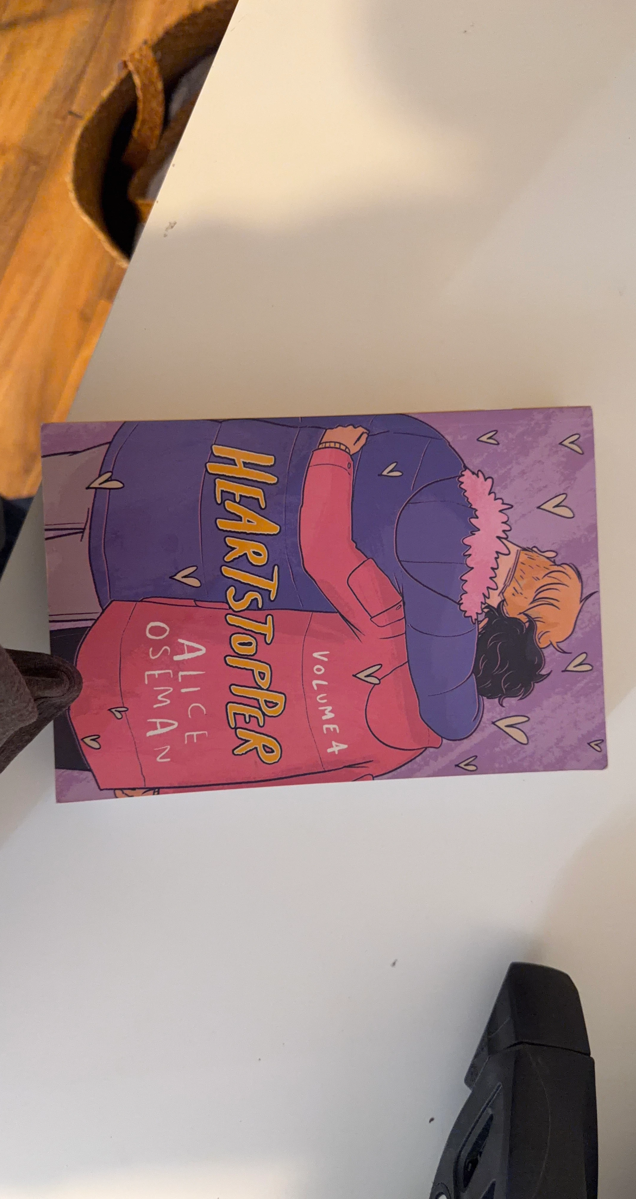 Heartstopper Volume 4 Graphic Novel by Alice Oseman
