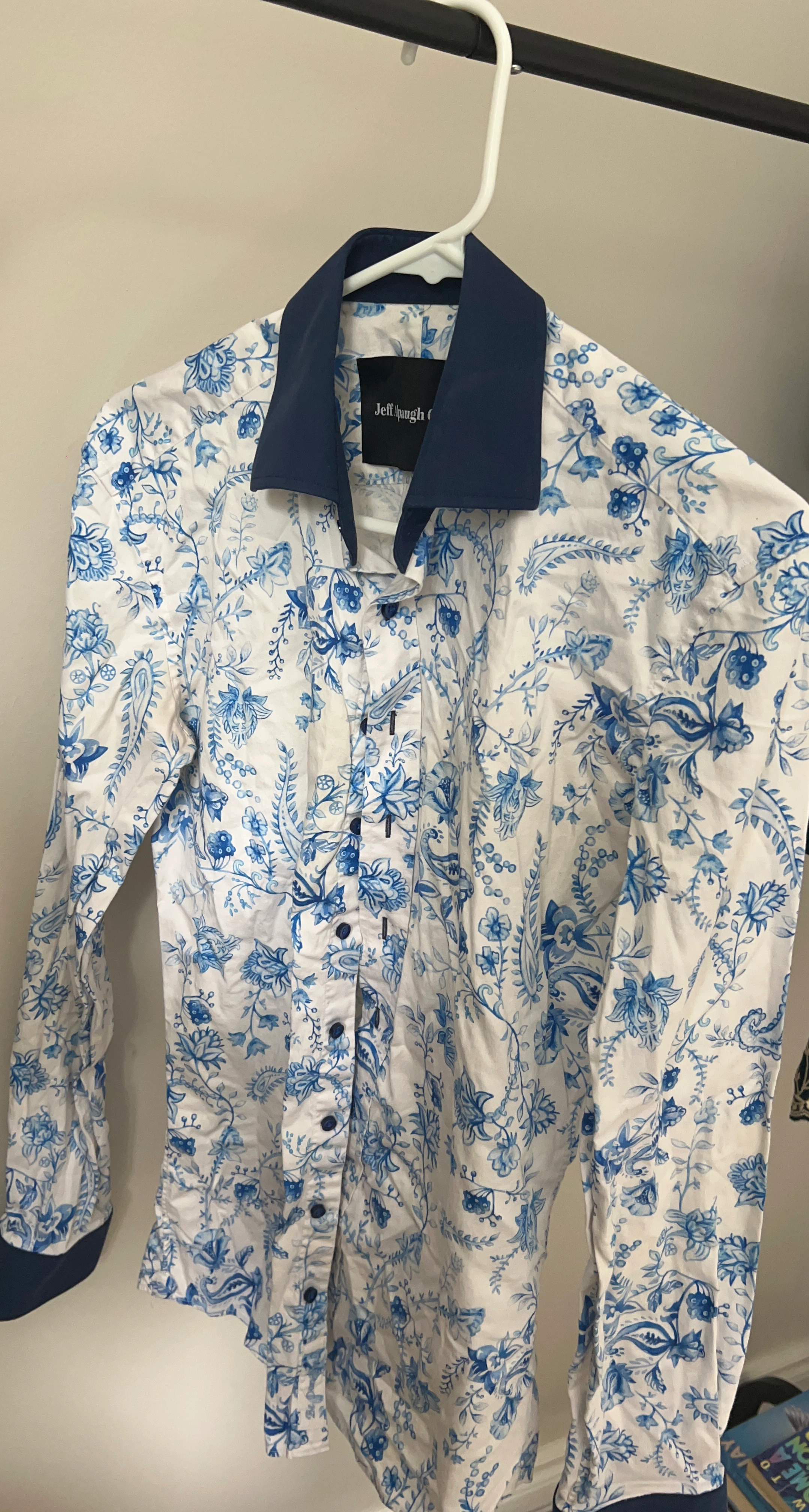 Jeff Haugh C patterned button-up shirt