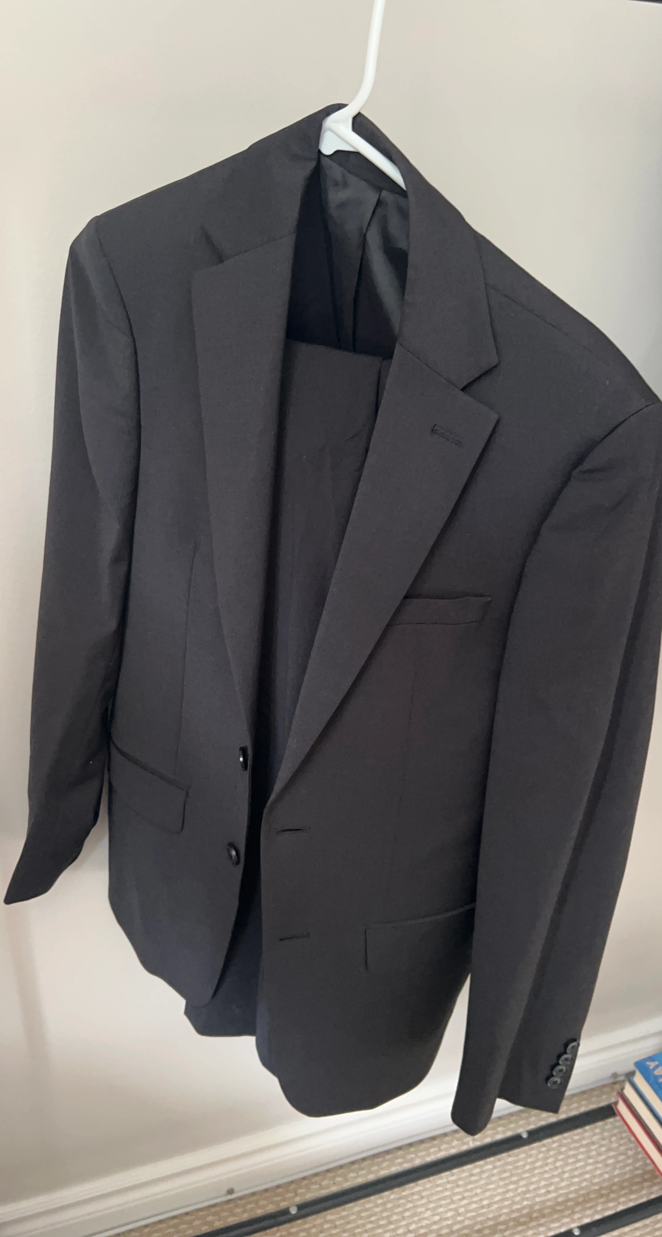 Black Suit Jacket and Pants