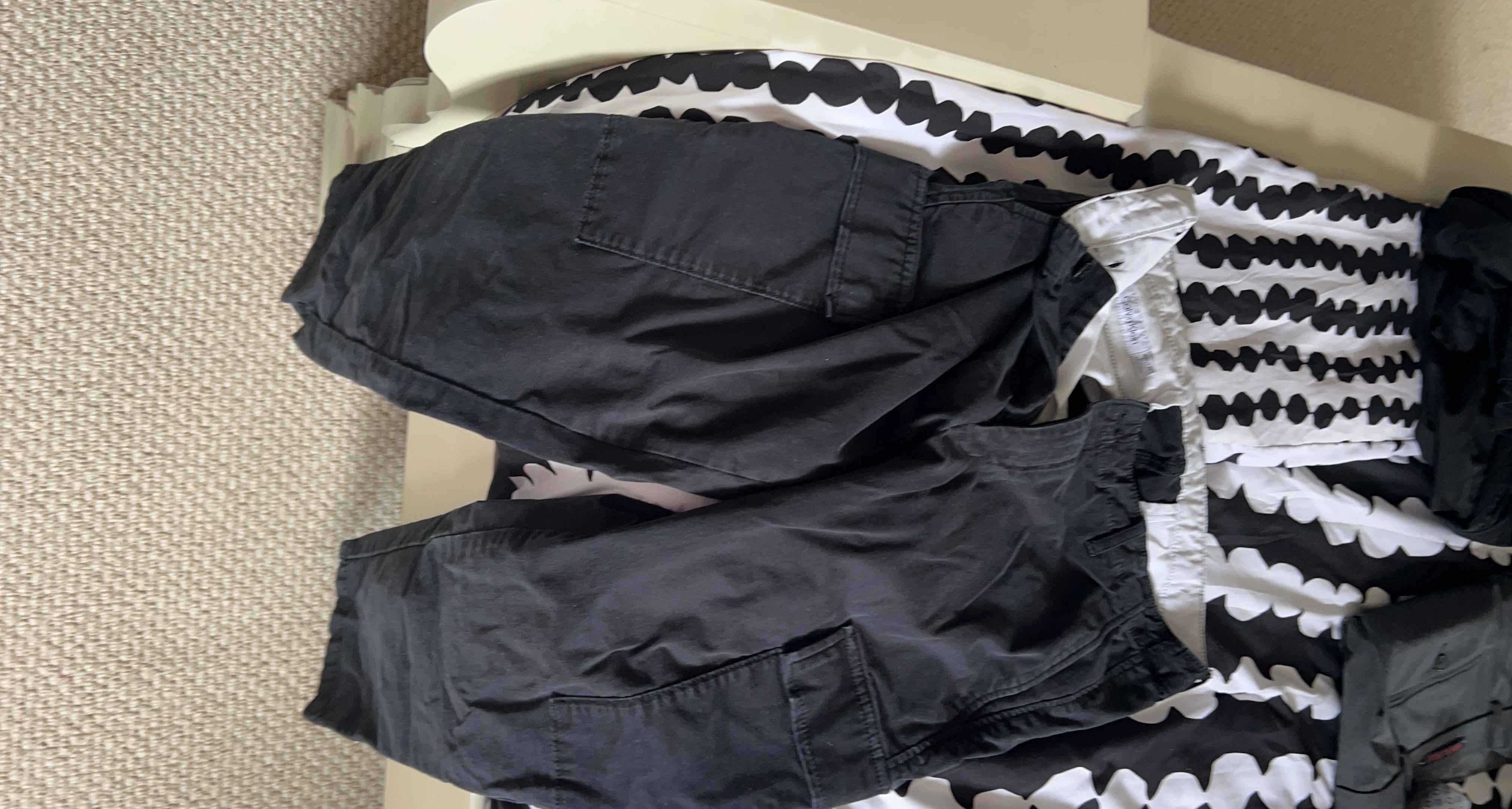 Black Cargo Pants