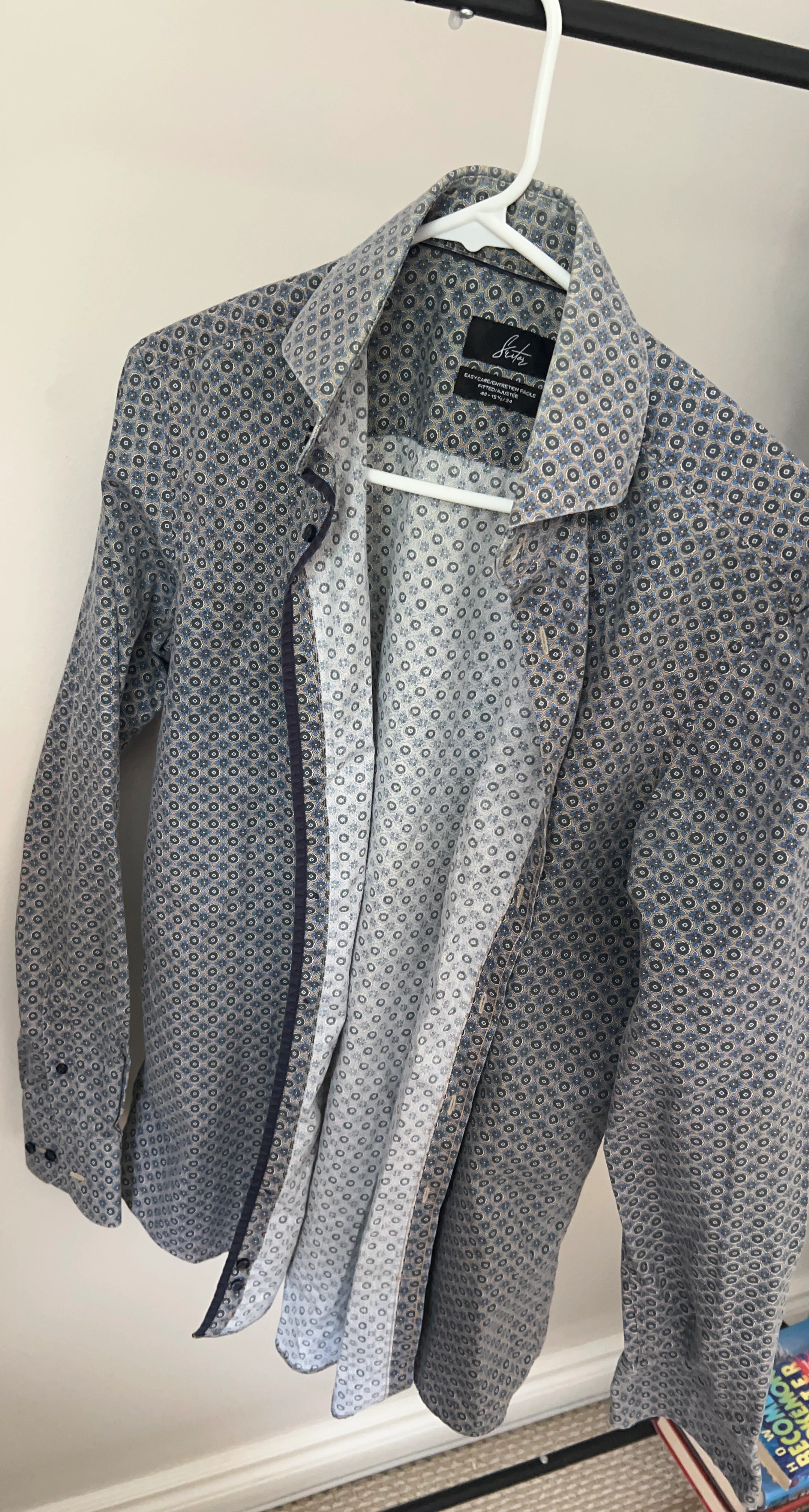 Seiter Men's Patterned Dress Shirt