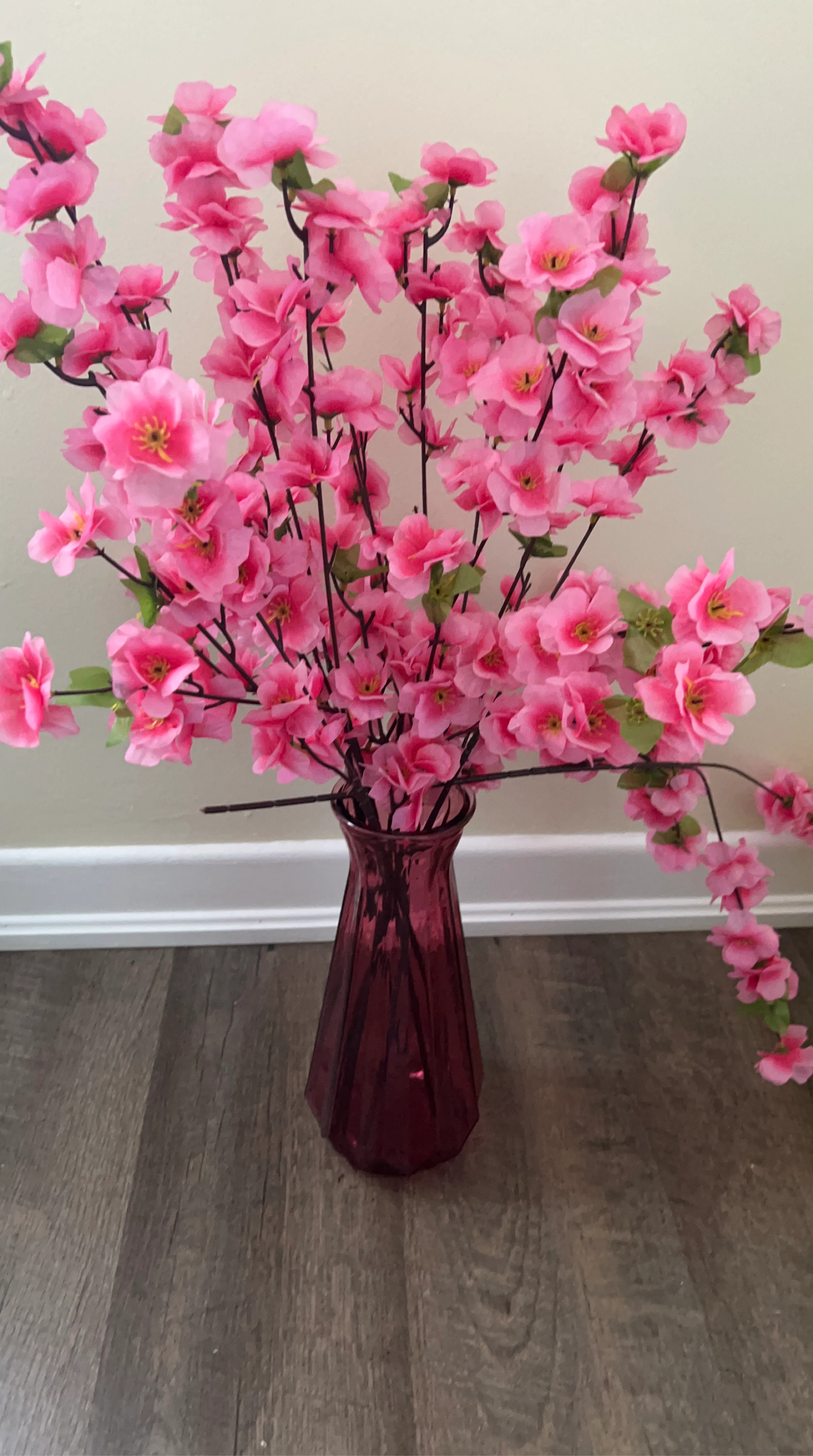 Floral and vase