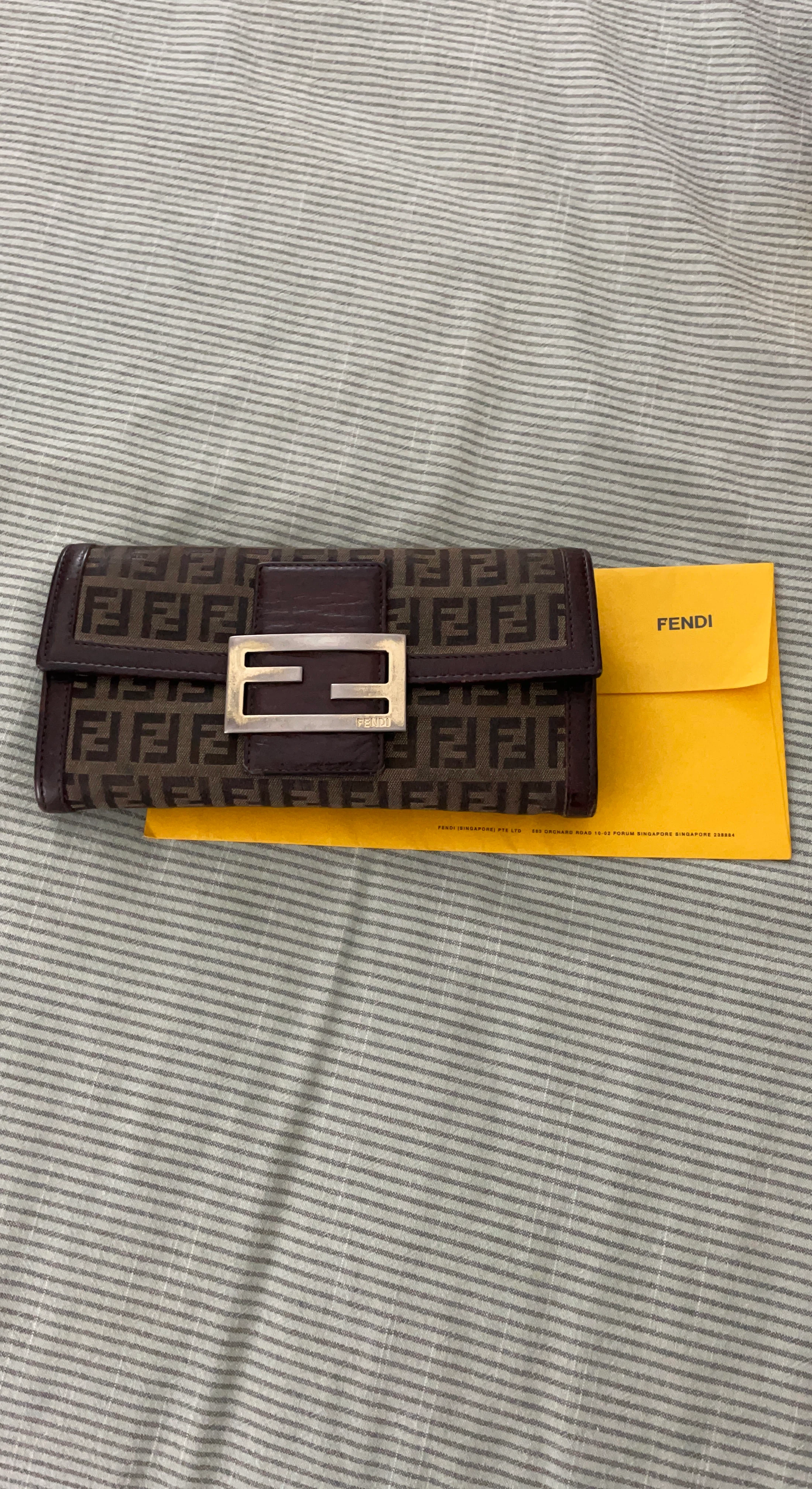 Fendi Zucca Monogram Wallet