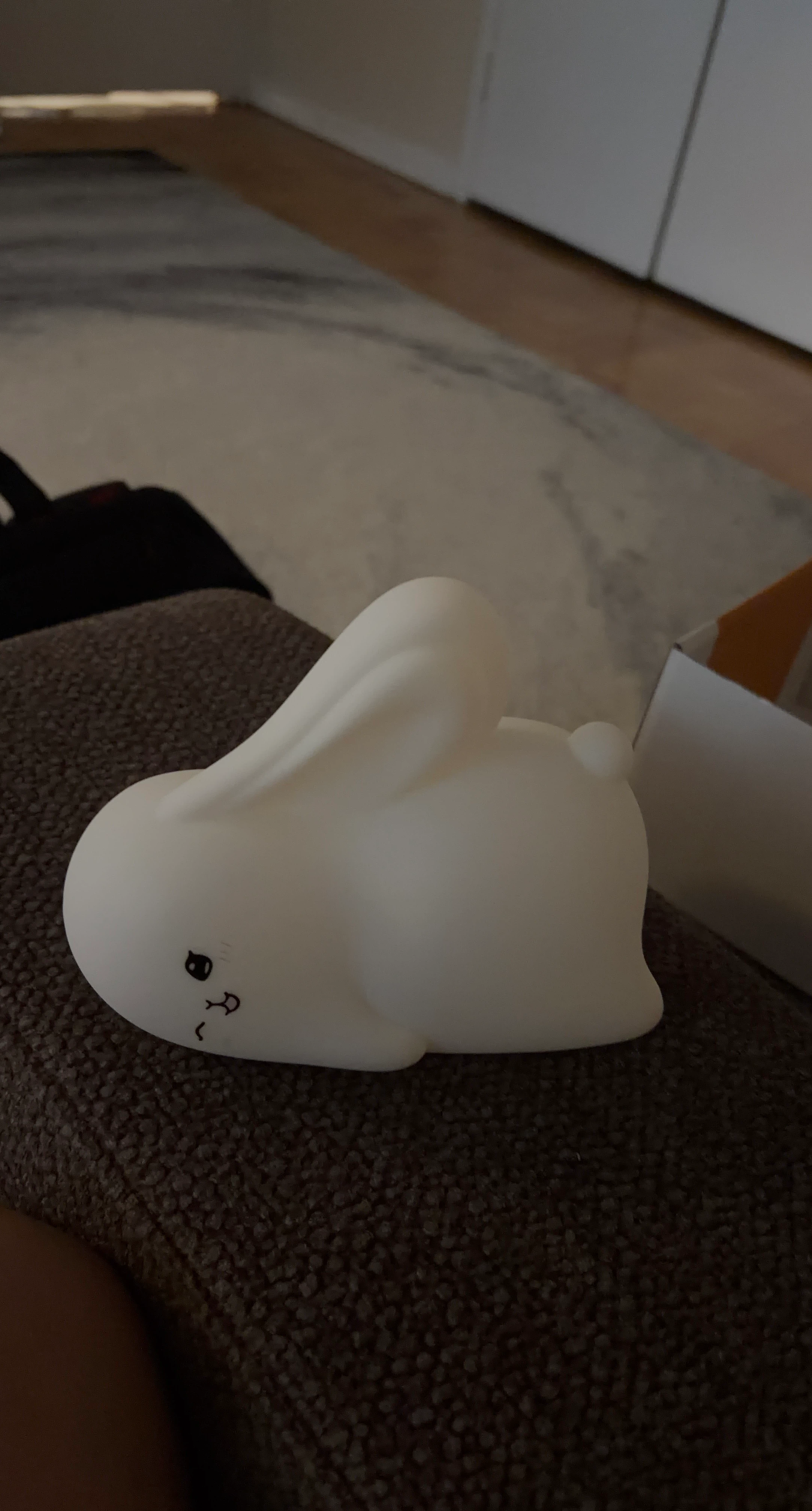 White Bunny Night Light