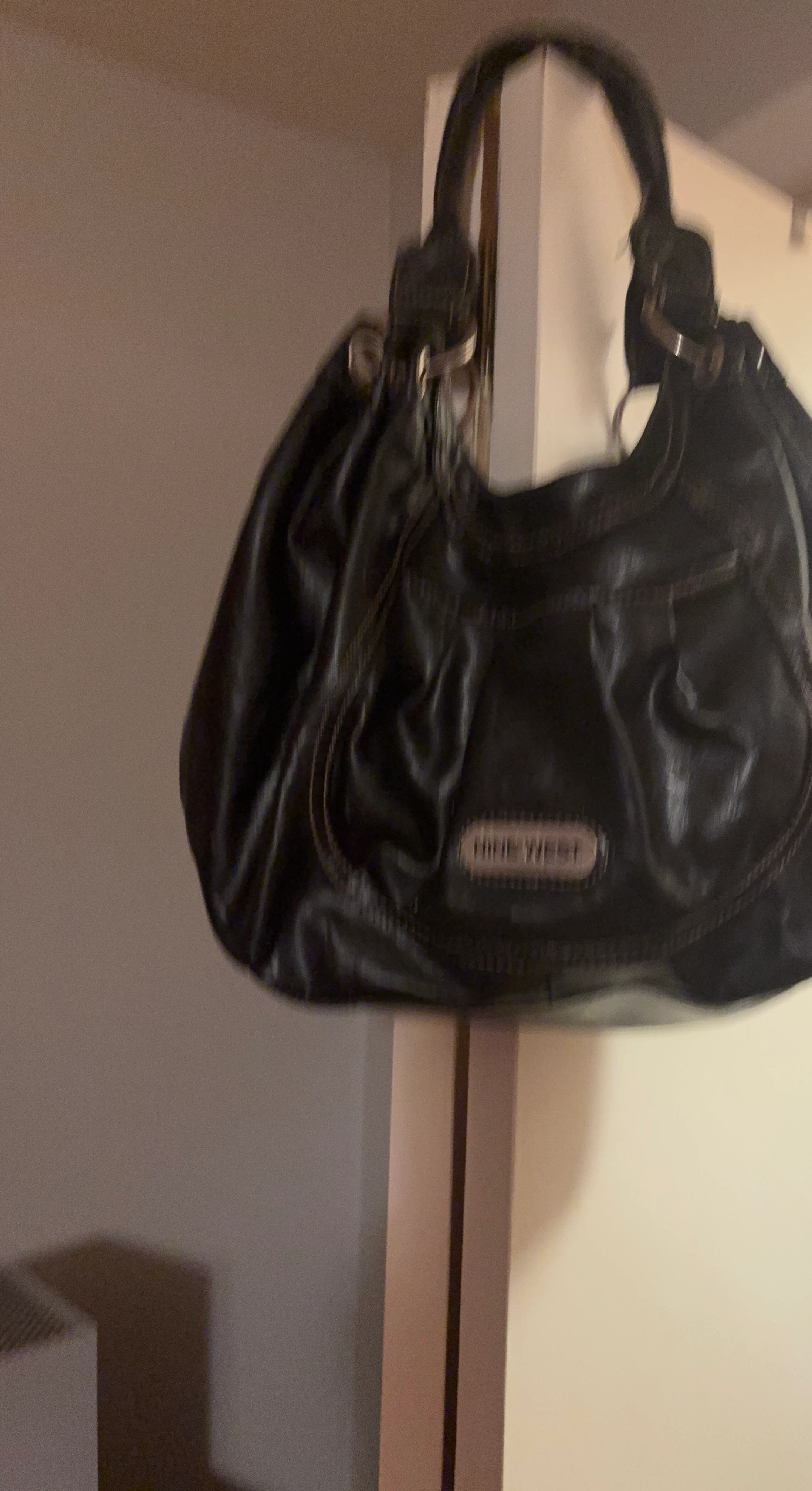 Nine West Black Hobo Handbag