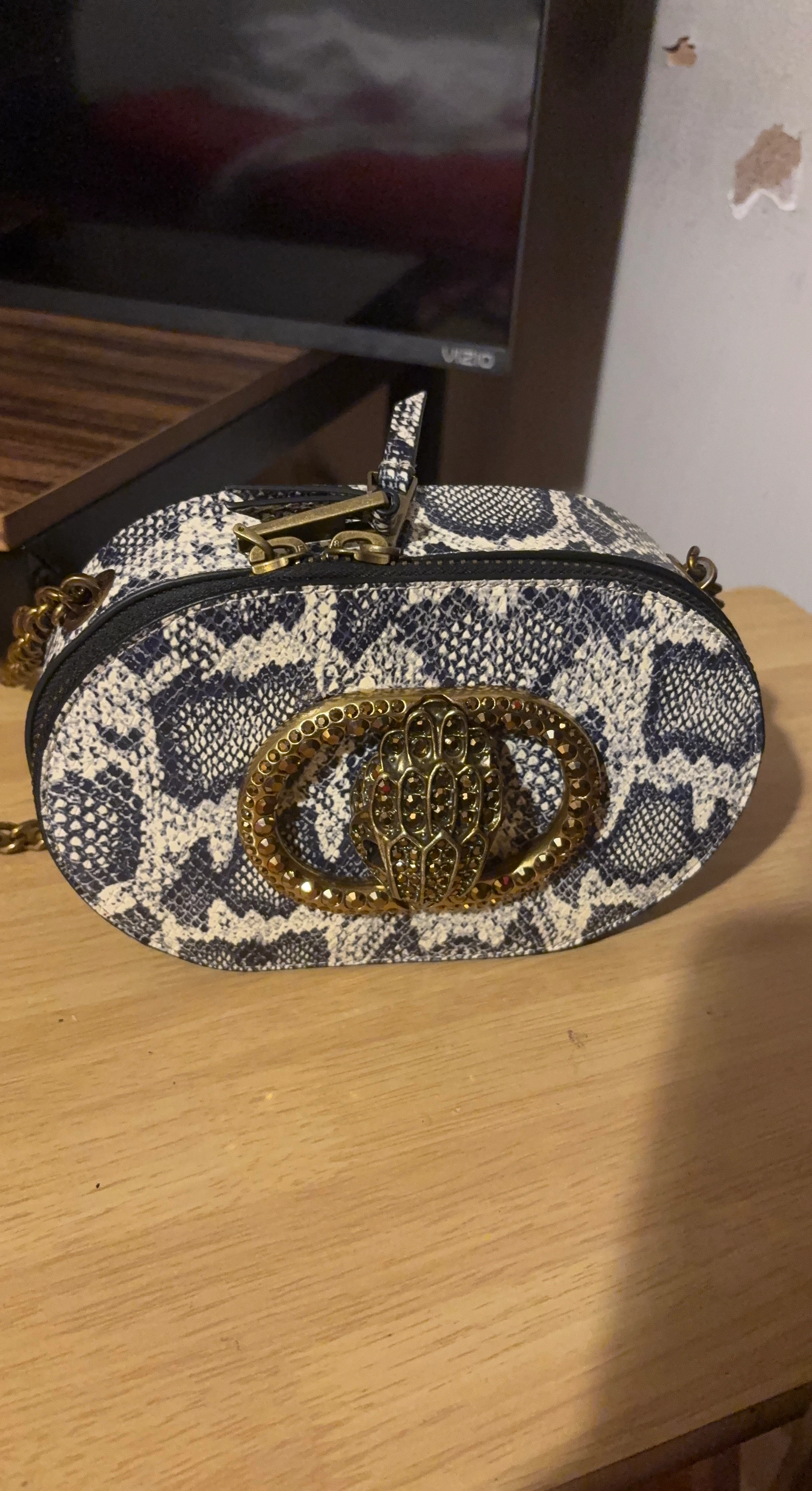 Kurt Geiger London Serpent Small Oval Bag