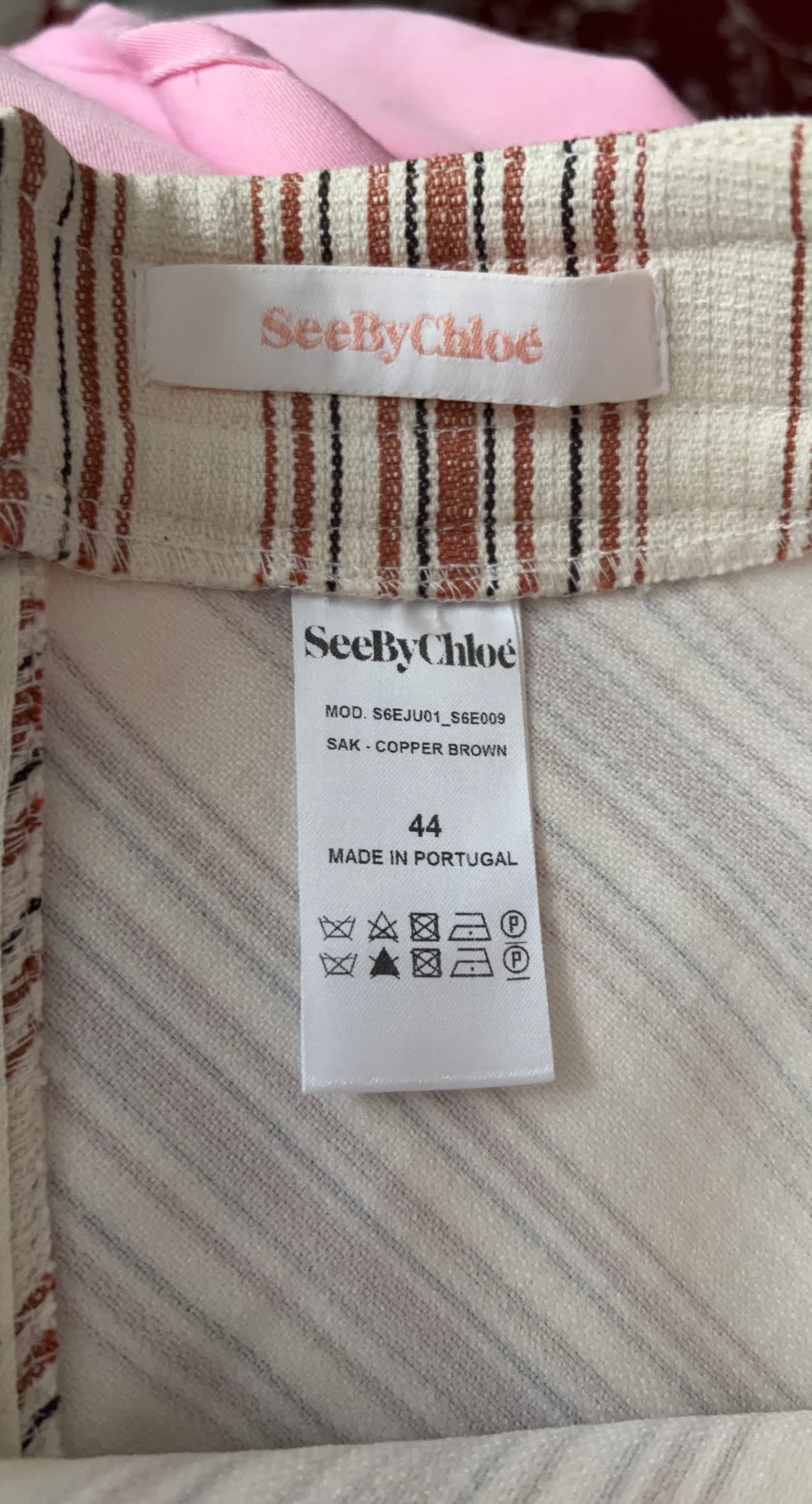 See By Chloé Striped skirt Size 44