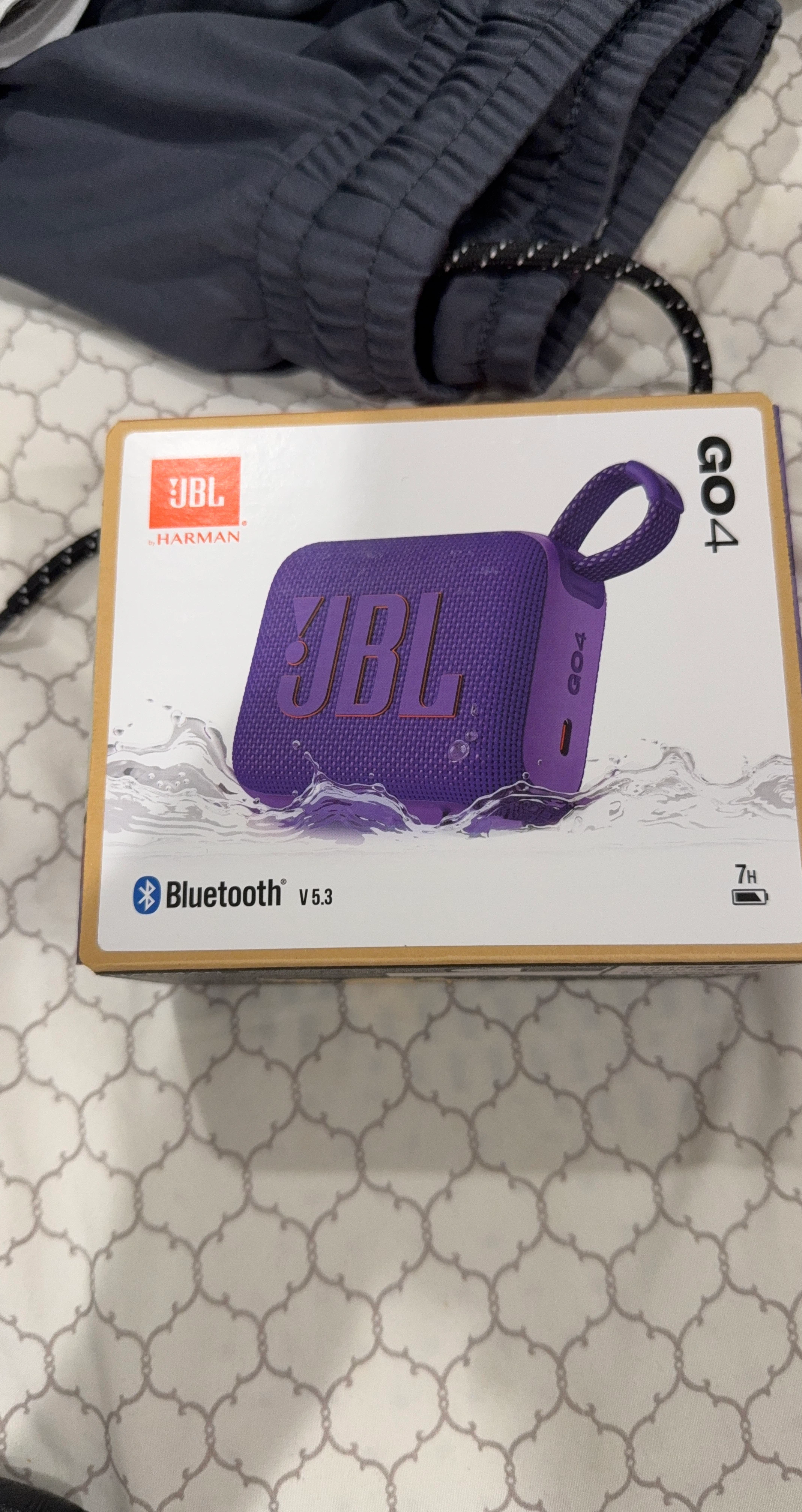 JBL Go 4 Purple Portable Bluetooth Speaker