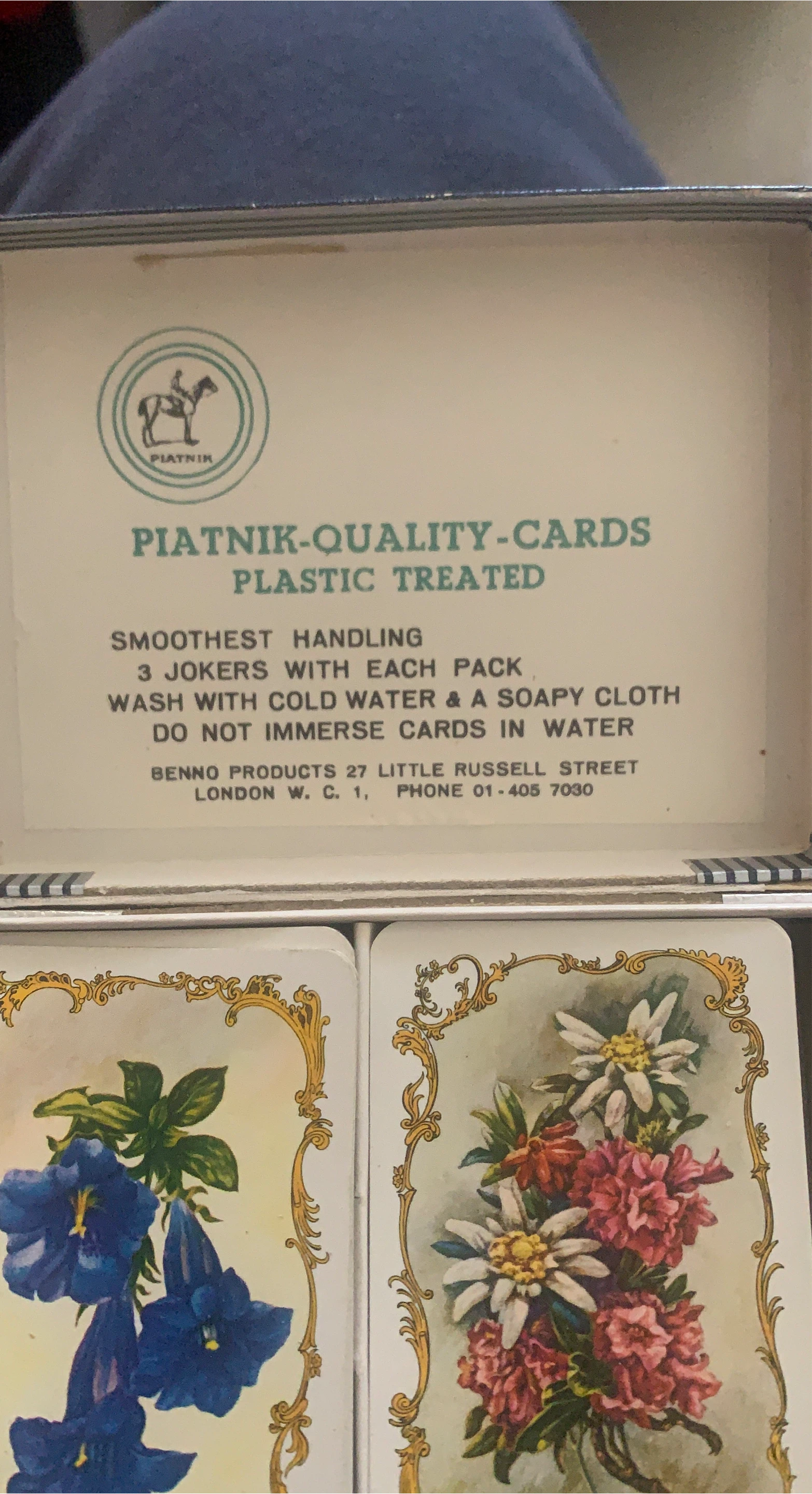 Piatnik Quality Plastic Treated Playing Cards