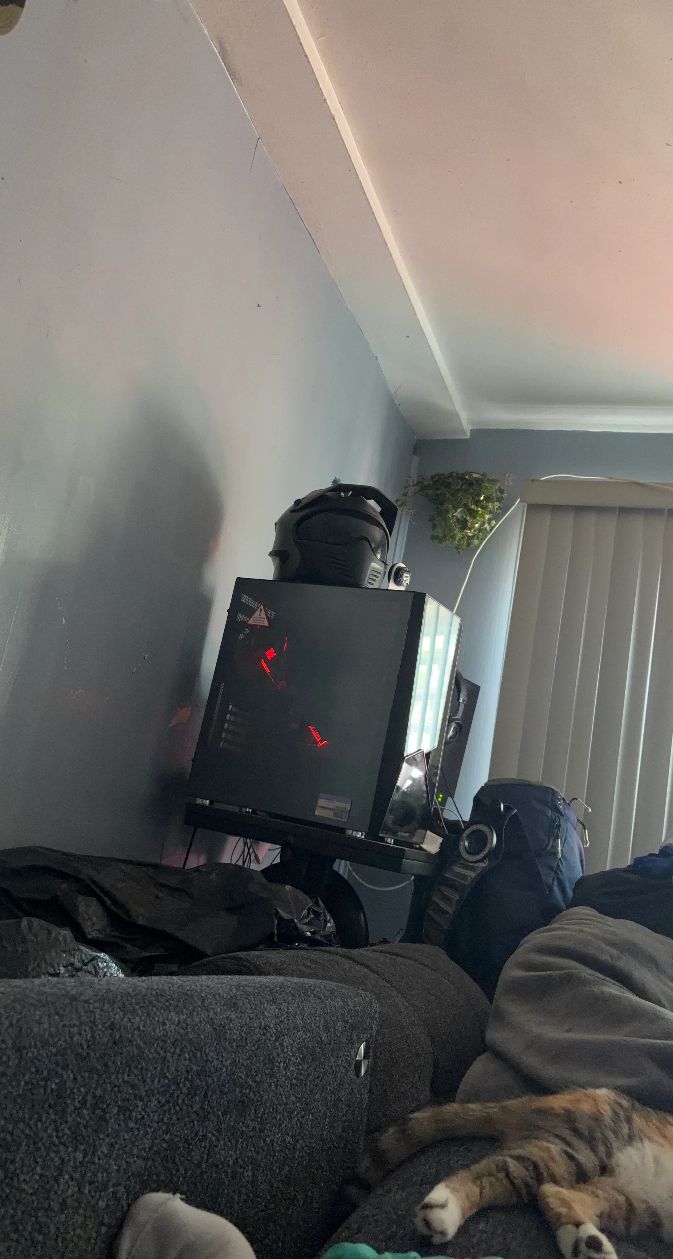 Black ATX Mid-Tower Gaming PC Case