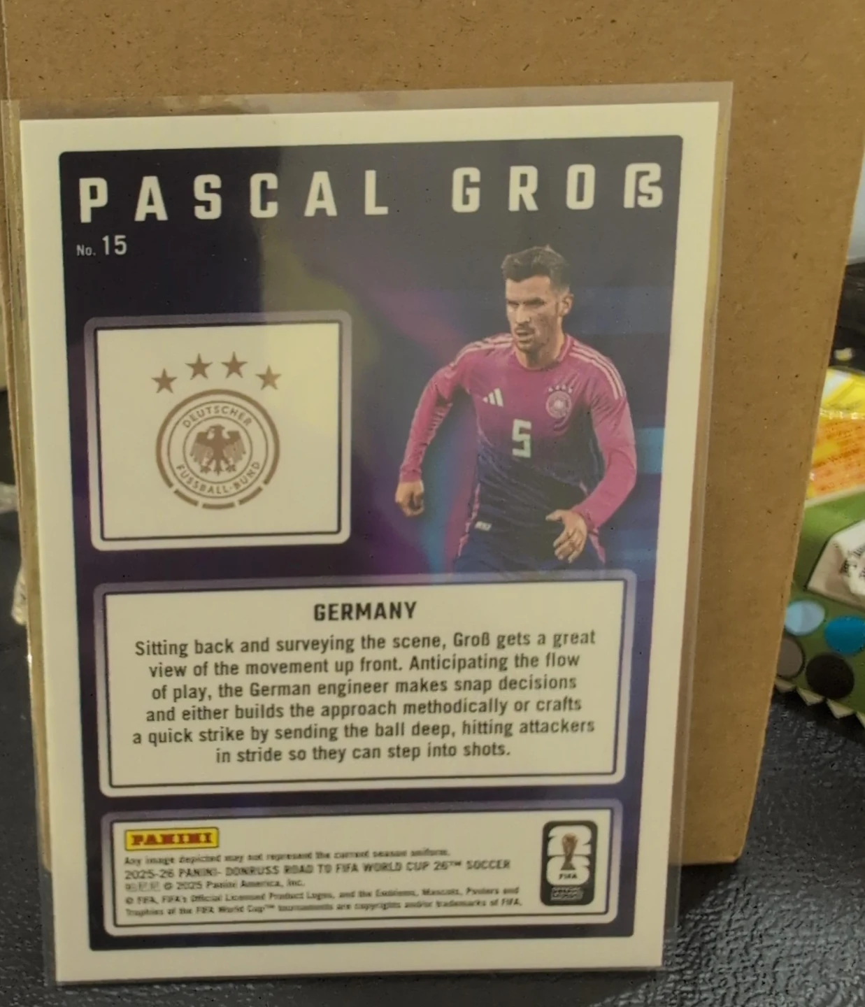 2023-24 Panini Donruss Road to FIFA World Cup Pascal Grob