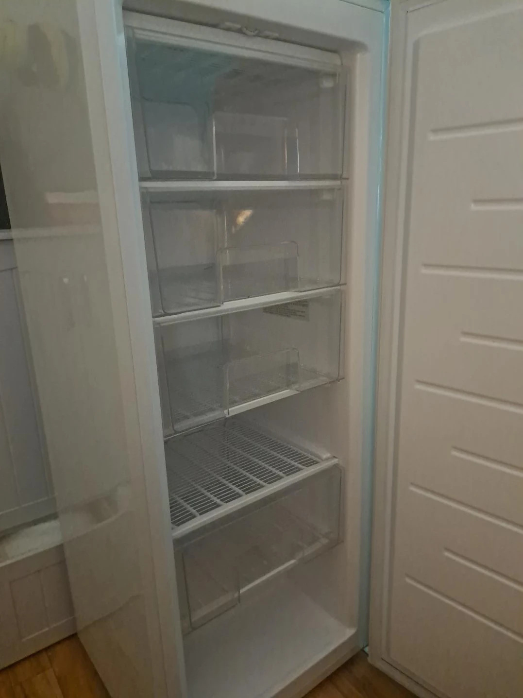 White Upright Freezer