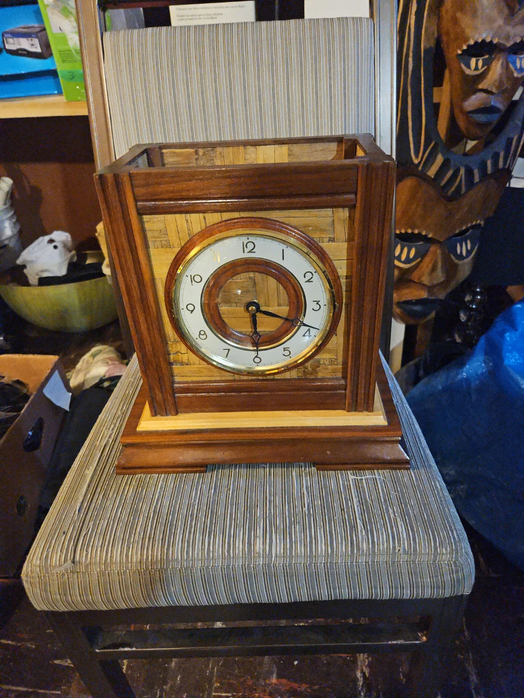 Wooden Mantel Clock