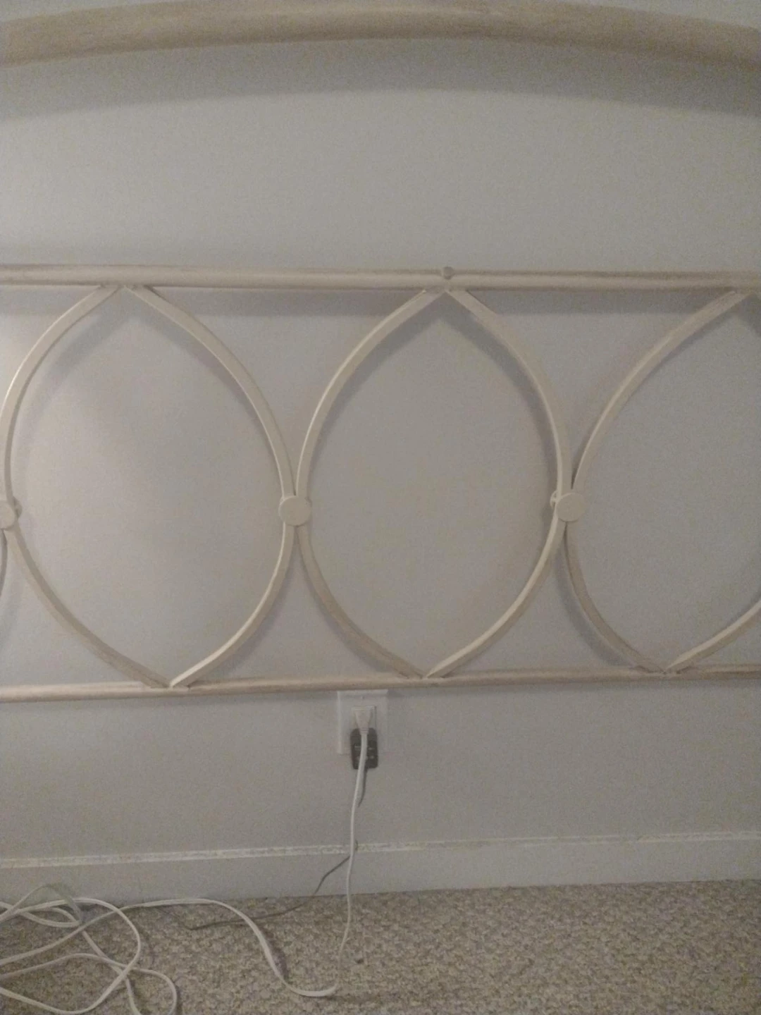 Metal Antique look Headboard