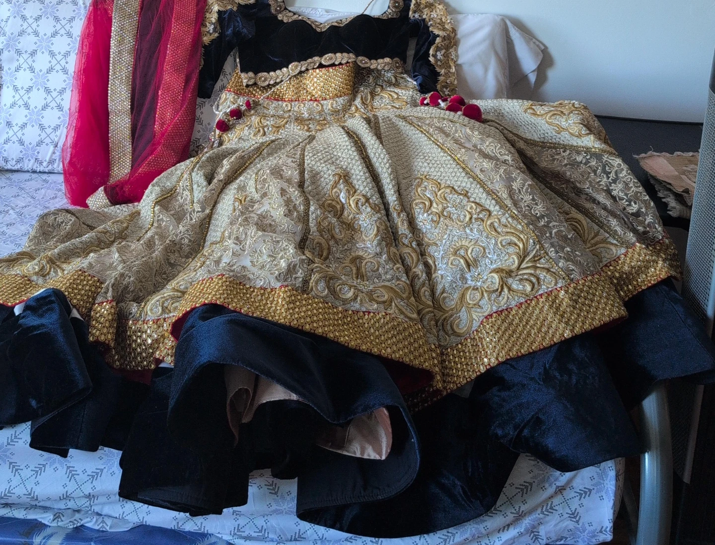 Embroidered Lehenga Choli with Dupatta