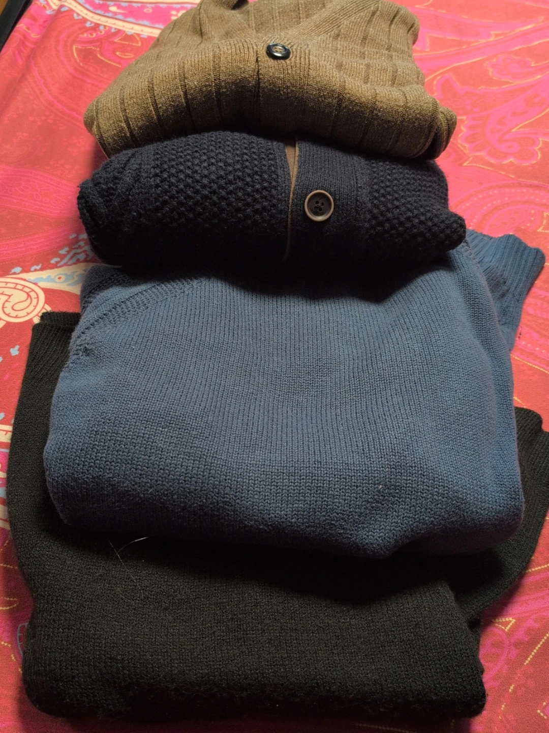 Stack of men's sweaters$4 each