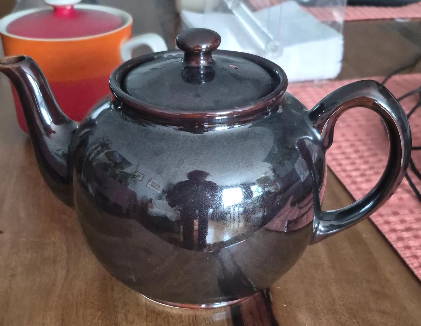 Brown Ceramic Teapot