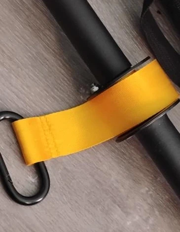 Yellow Exercise Band with Carabiner