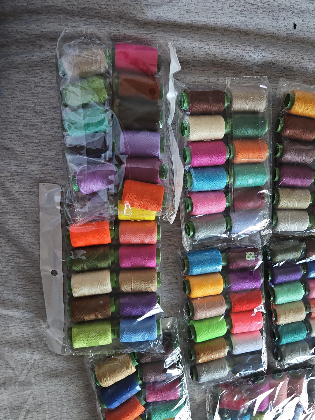 Assorted Colors Sewing Thread Spools - Set of 80