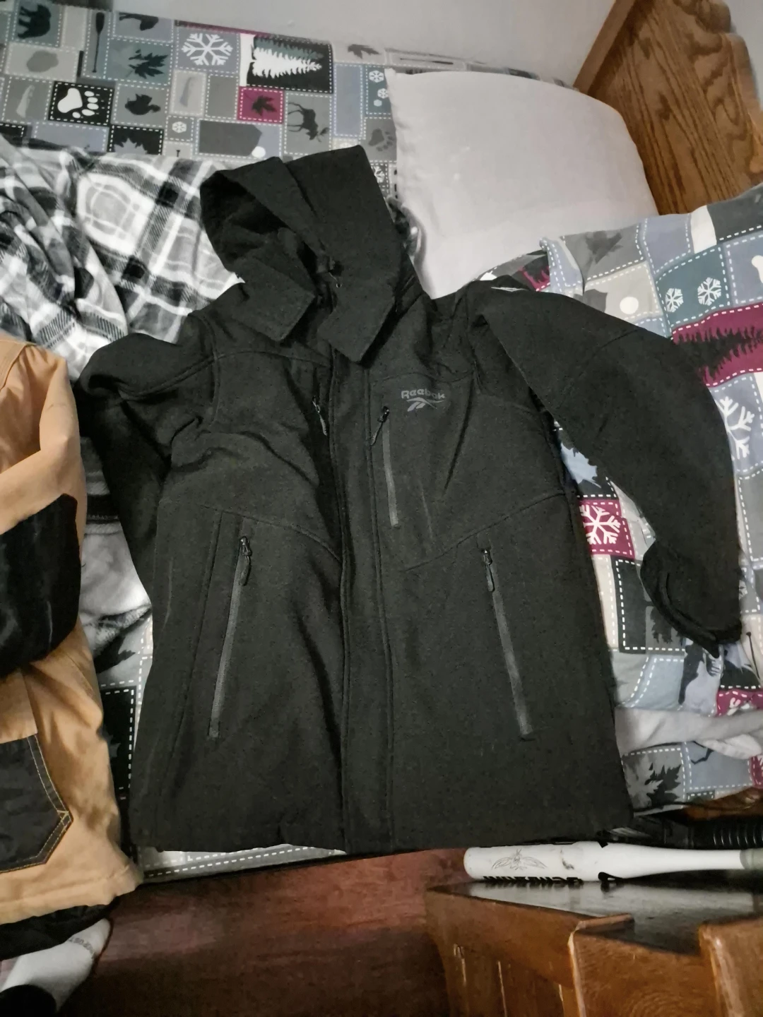 Reebok Black Hooded Jacket