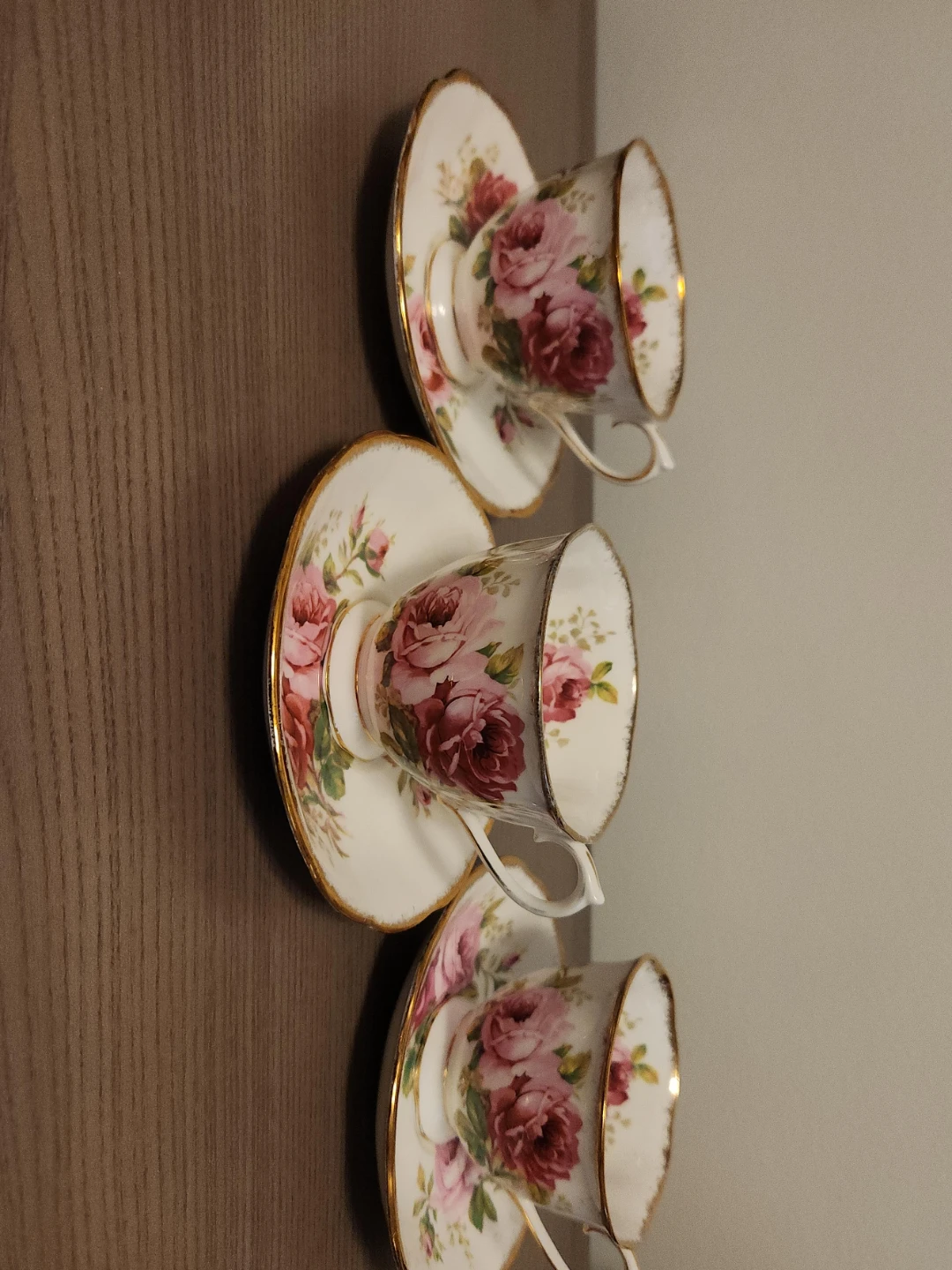 Royal Albert American Beauty Teacup and Saucer Set
