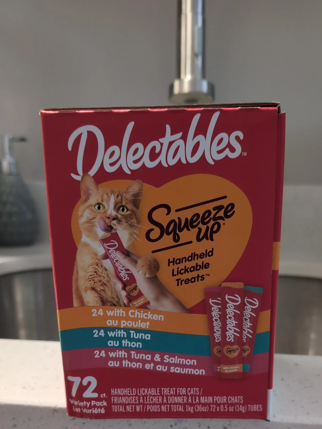 Delectables Squeeze Up Variety Pack Cat Treats
