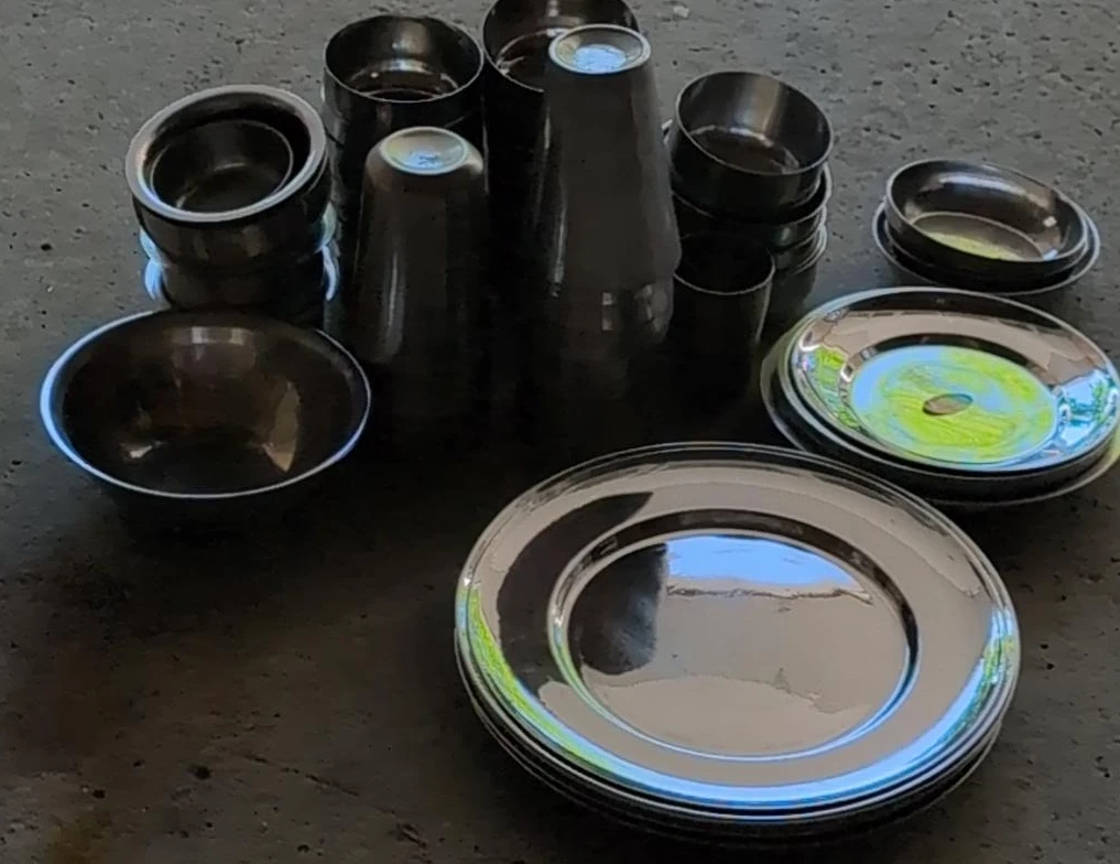 Stainless Steel Dinnerware Set 50 piece