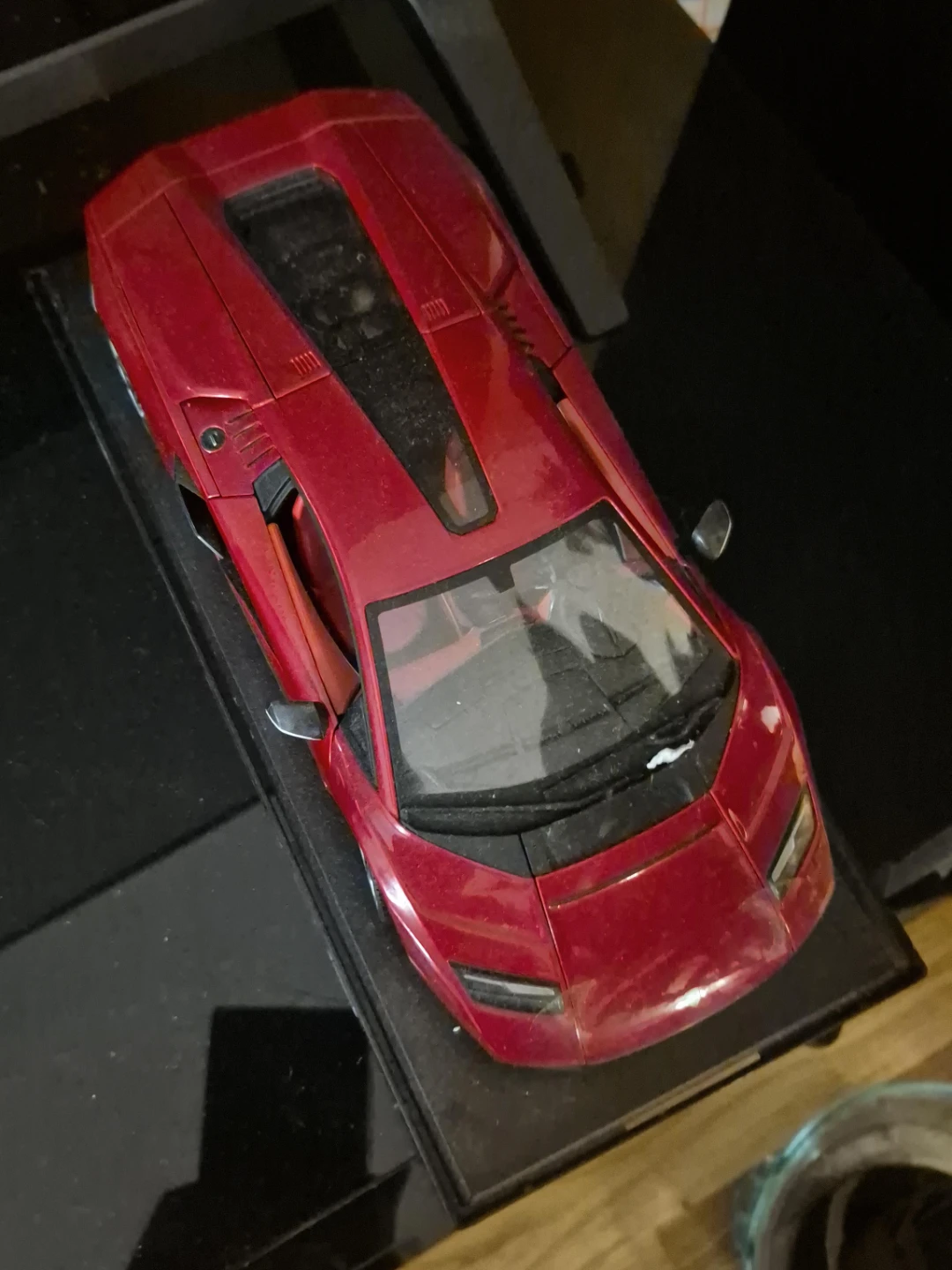 Red Lamborghini Sports Car
