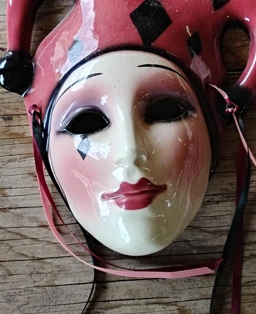 Jester Harlequin Mask Wall Decor