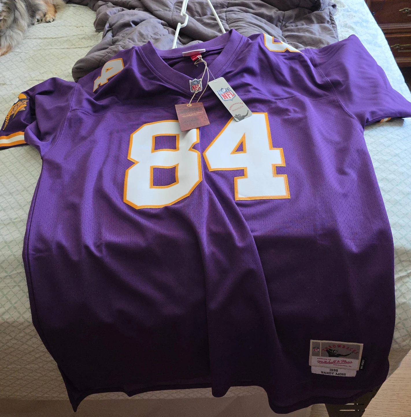Mitchell & Ness Randy Moss 84 Minnesota Vikings Jersey