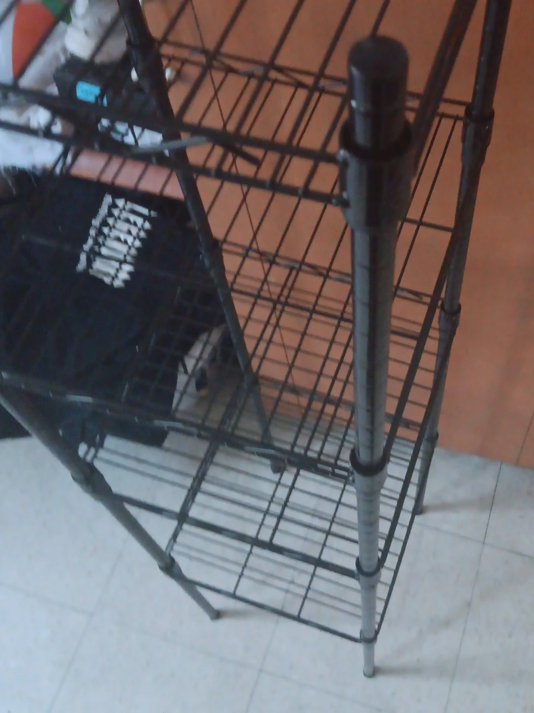 Black Wire Shelving Unit