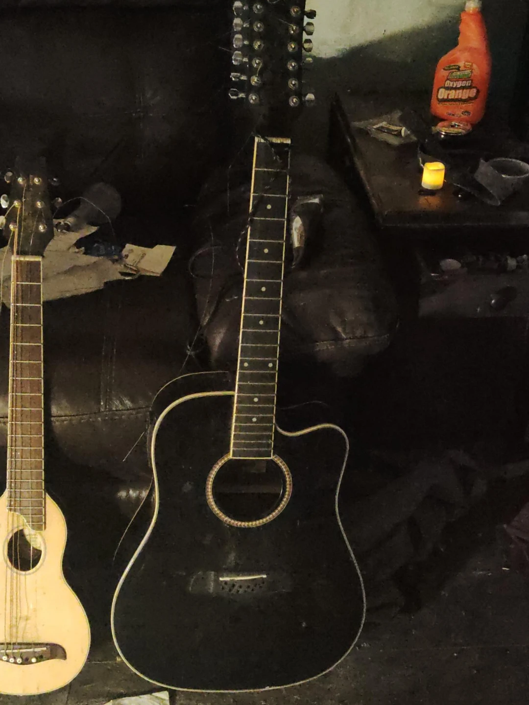 Black Acoustic Guitar