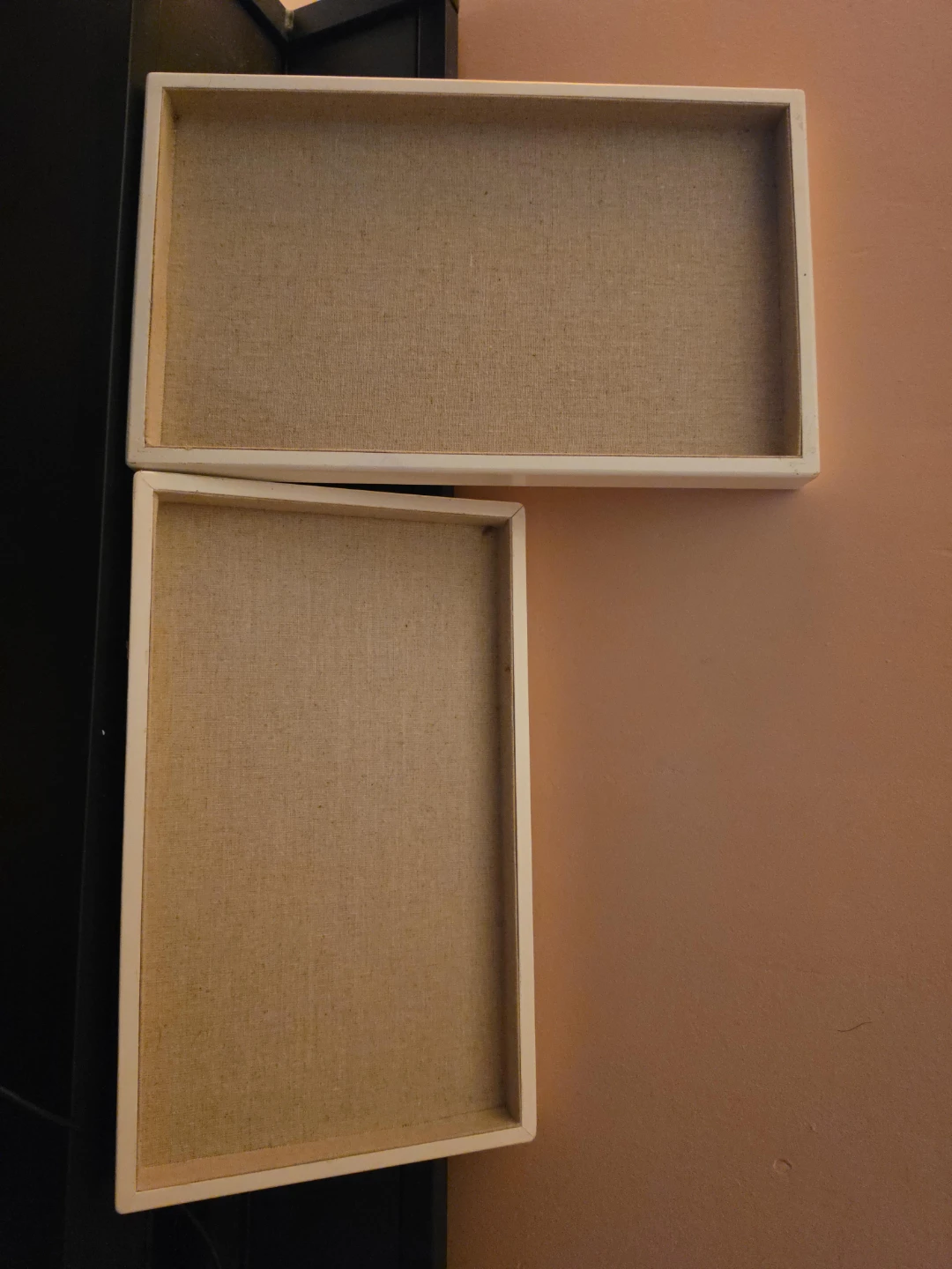 Wooden Display Trays (Set of 2)
