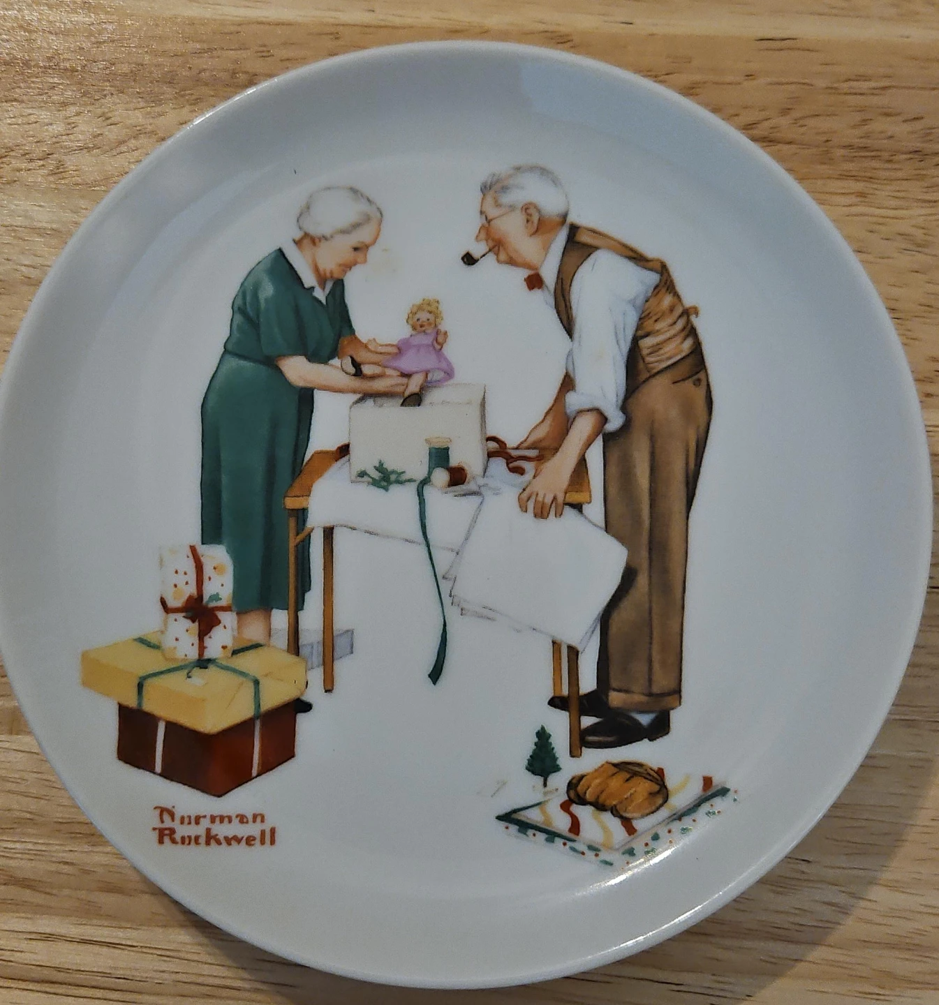 Norman Rockwell "The Doll" Decorative Plate