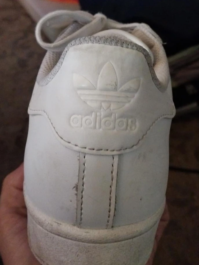 White Adidas Superstar Sneakers