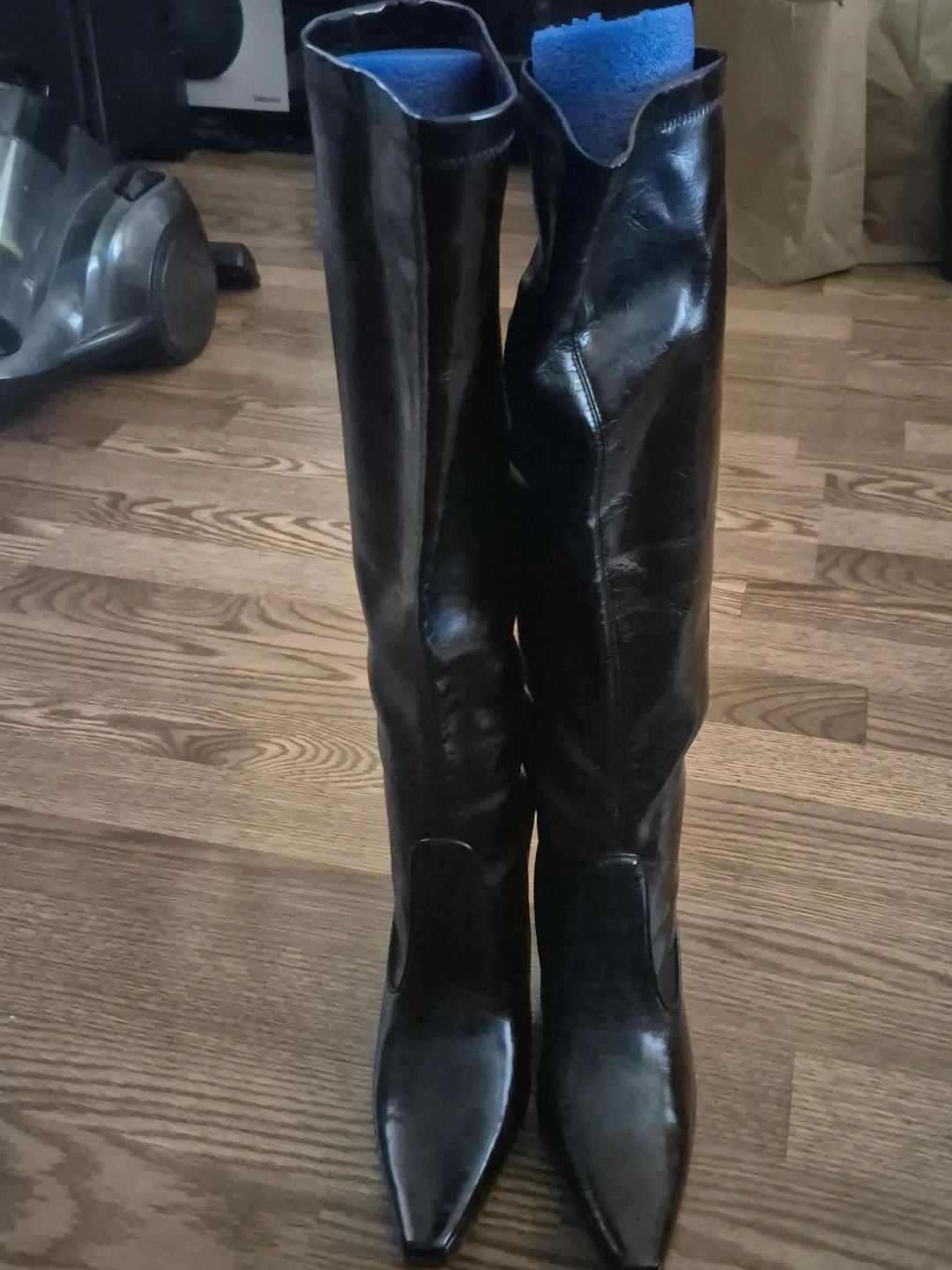 Franco Sarto Black Knee-High Boots